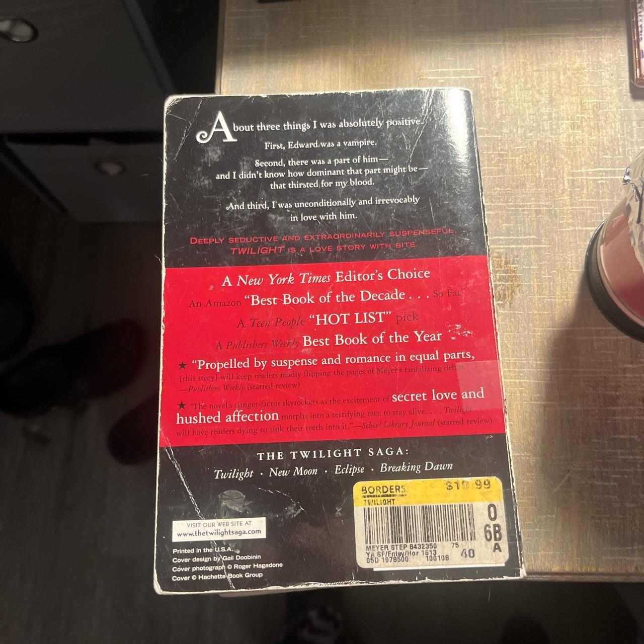 twilight book some bent pages pretty beaten up... Depop