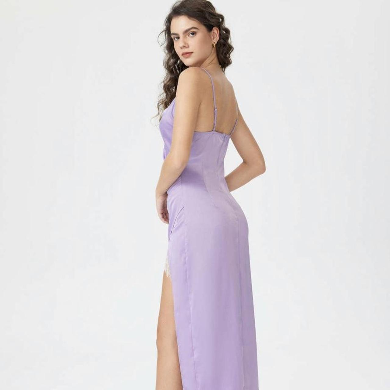 Cider Women's Purple Dress Depop