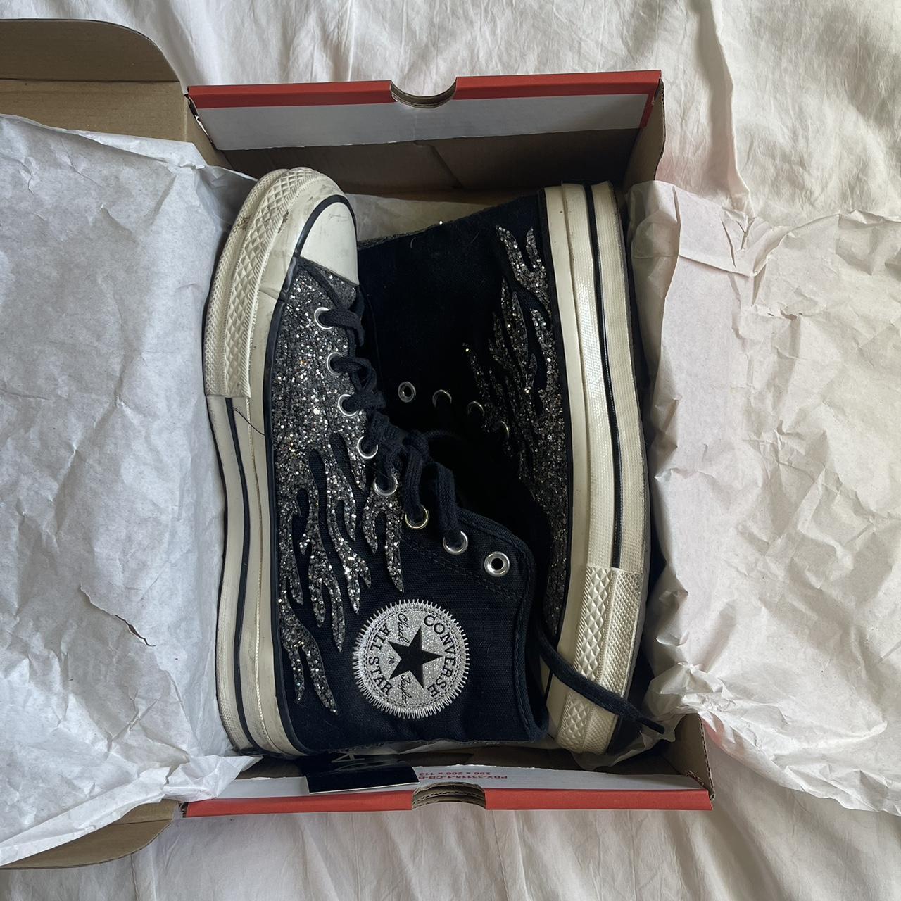 Converse Chuck 70 High Archival Glitter Flame . Depop