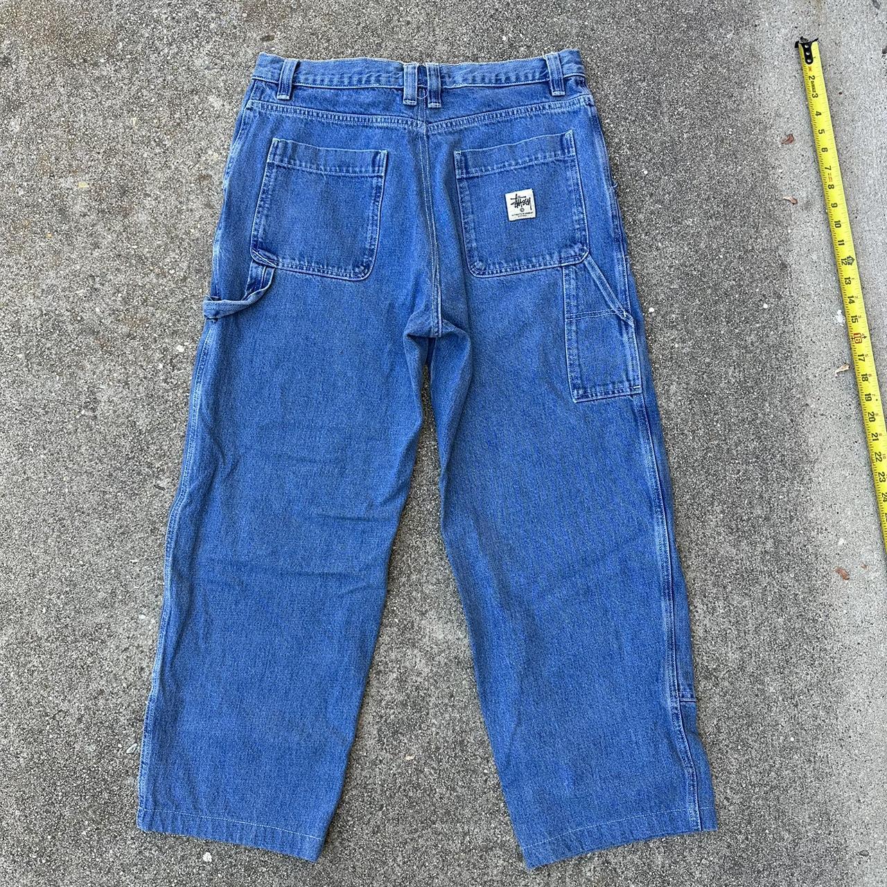 Stussy workwear double knee jeans. Got the waist... - Depop