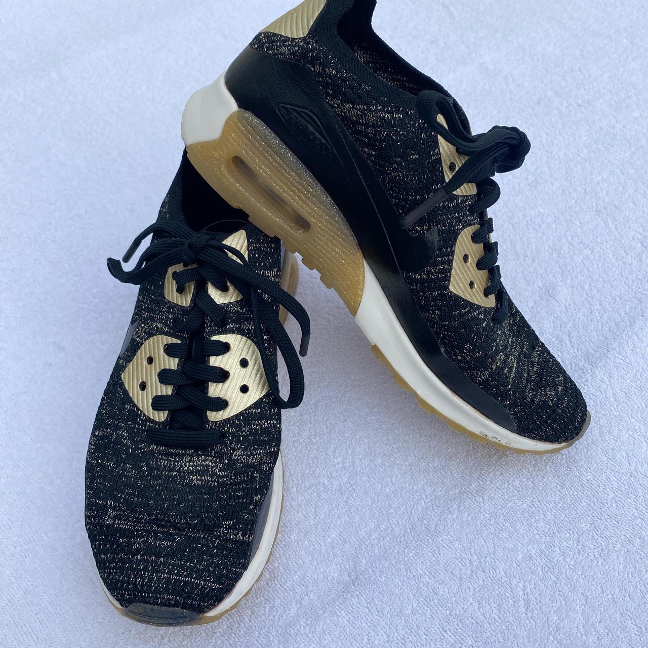 Gold Nike Air Max Ultra Women's Nike Air Max 96 Ultra Flyknit