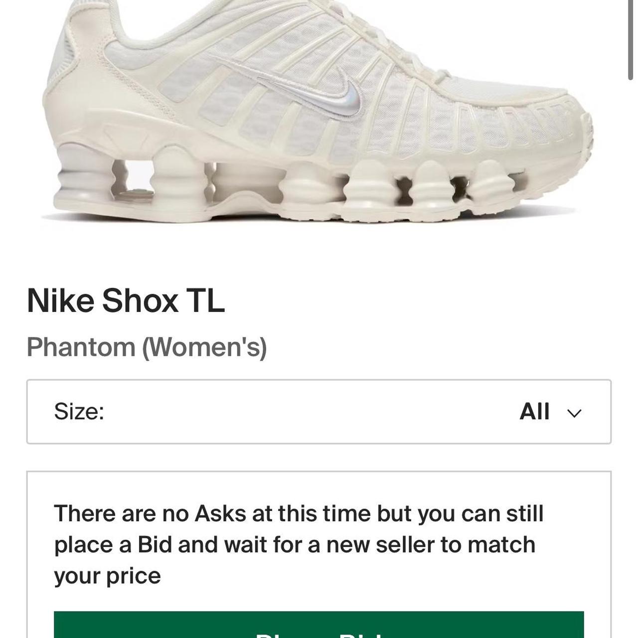 Nike fashion shox creme