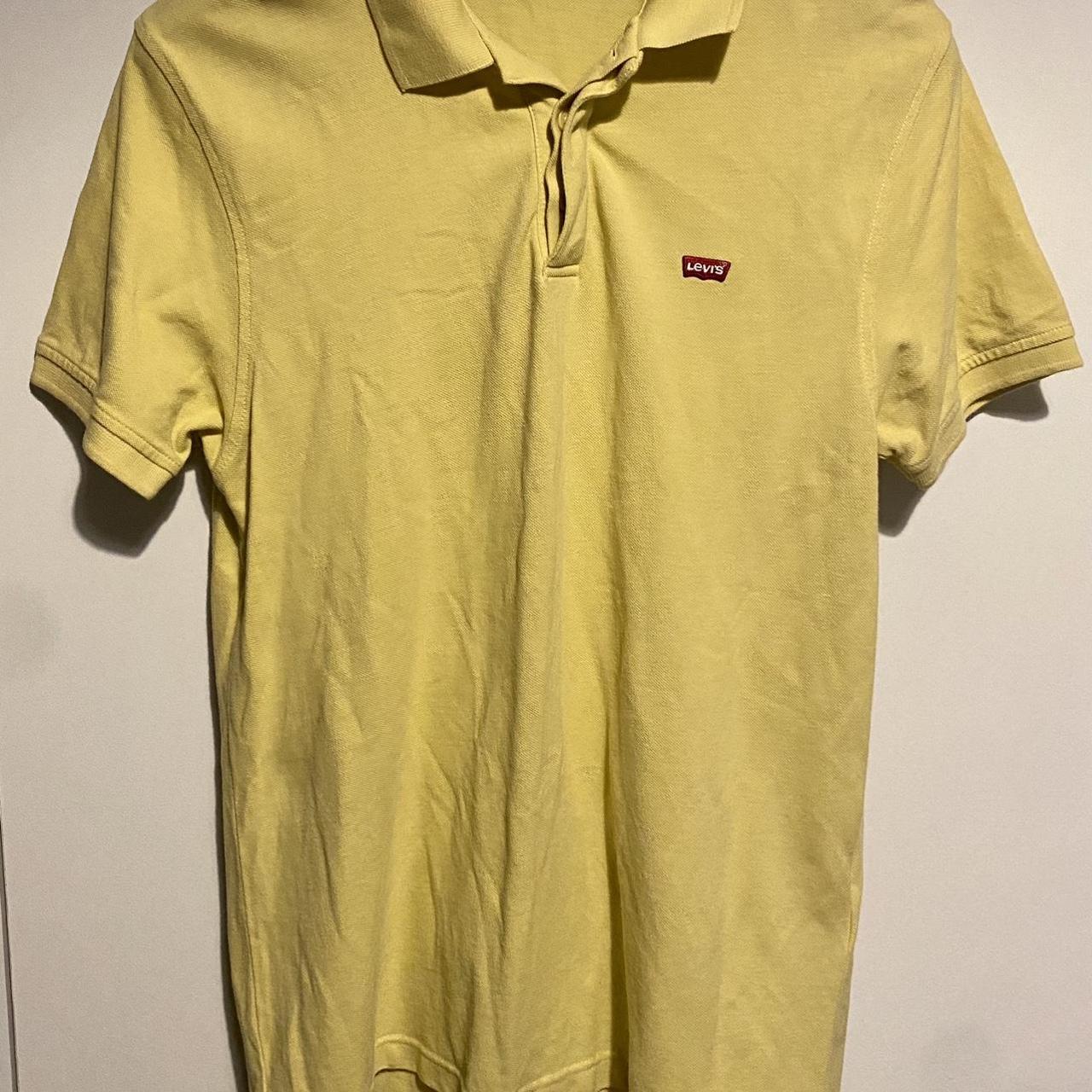 Levi's Men's Yellow Polo-shirts | Depop