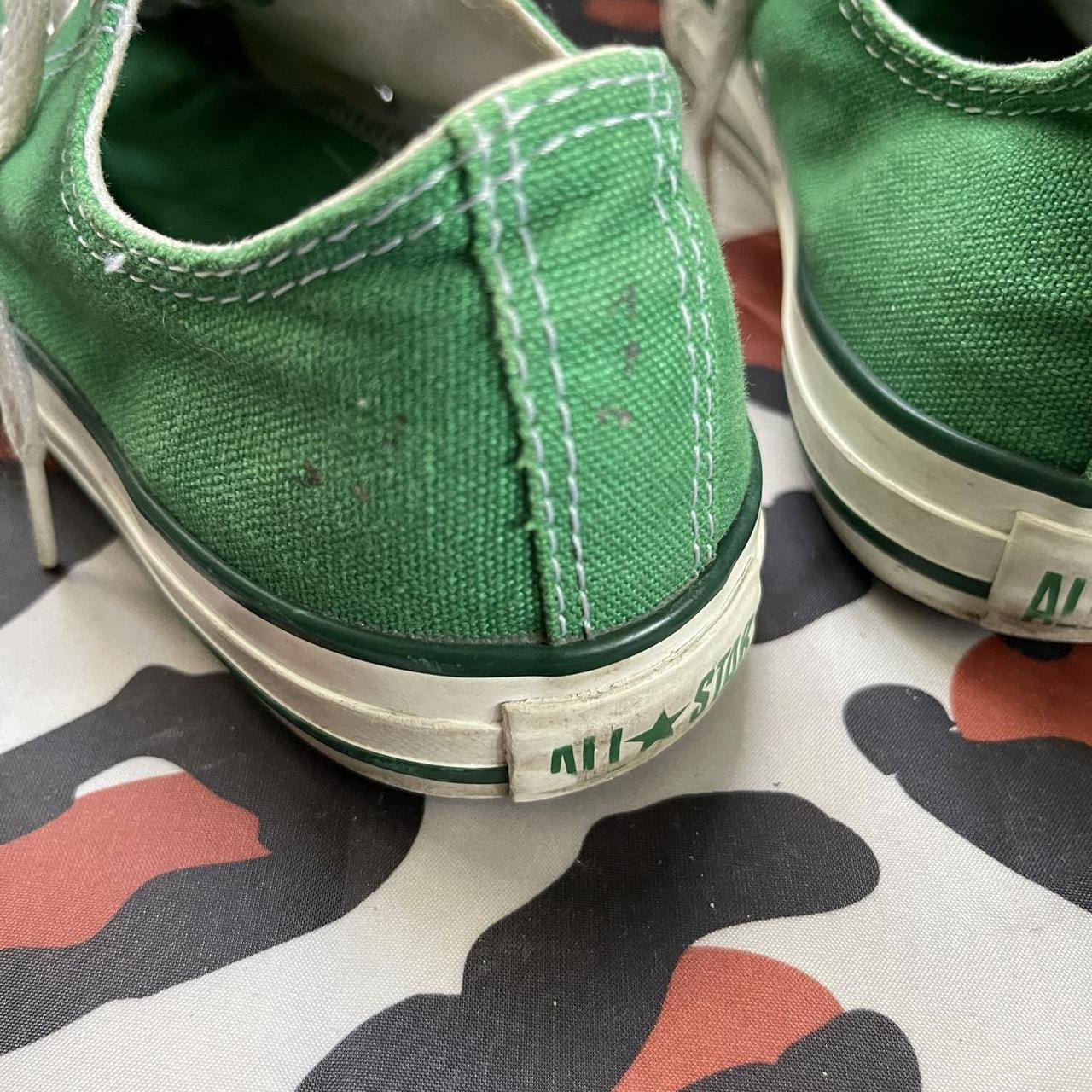 Green low top converse #green #converse #chucks - Depop