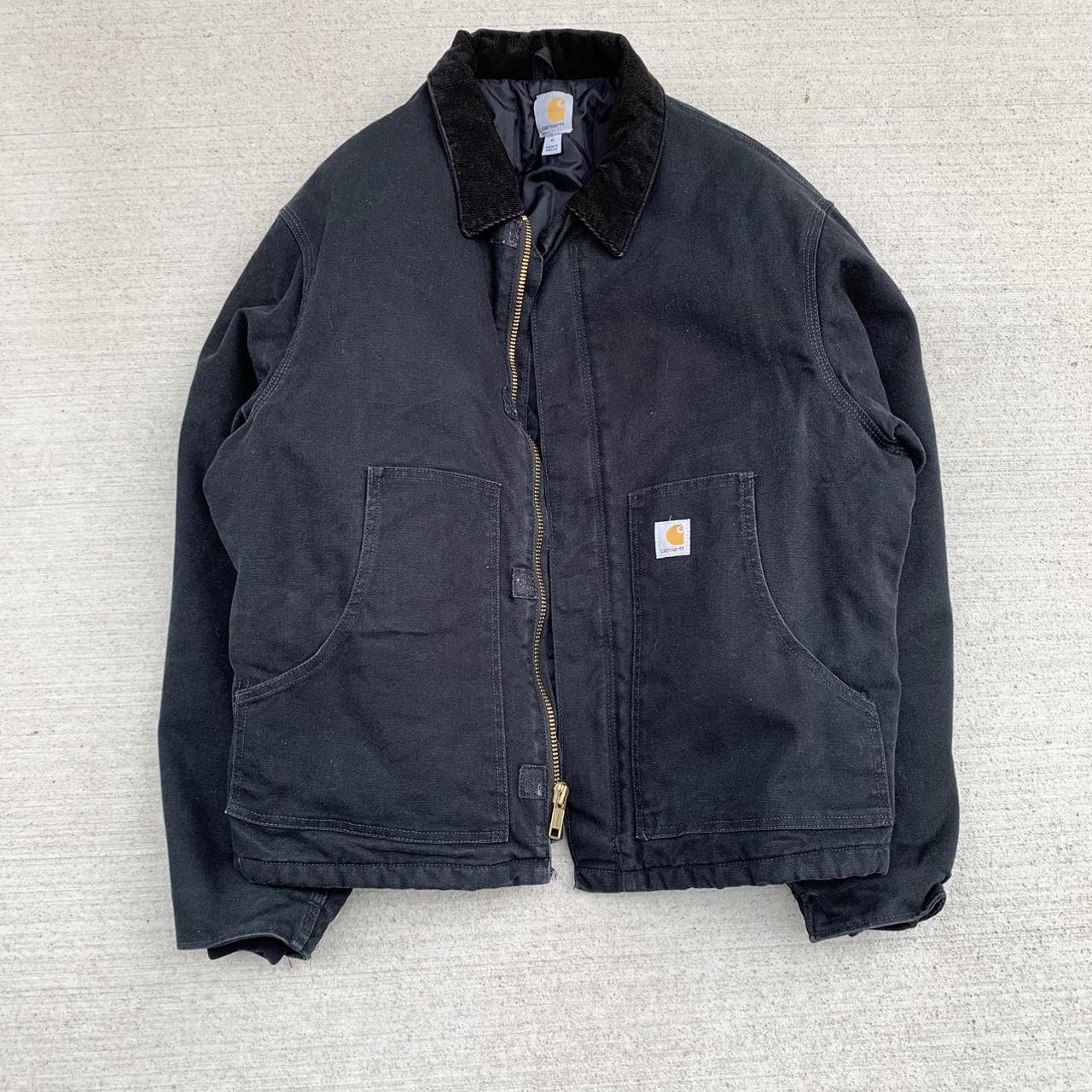 Carhartt Corduroy Collar Canvas Jacket Men’s Sz... - Depop