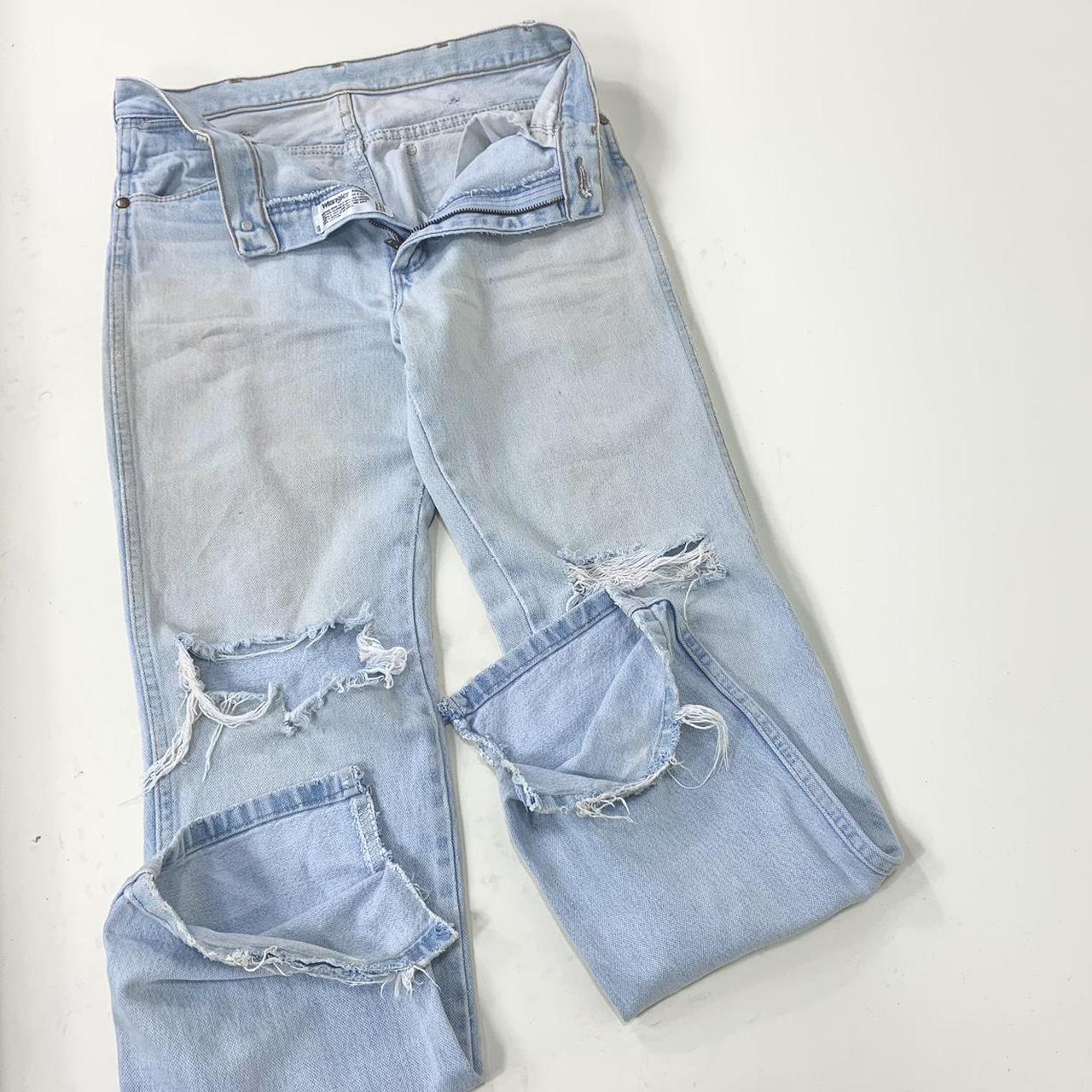 Wrangler Men's Blue Jeans | Depop