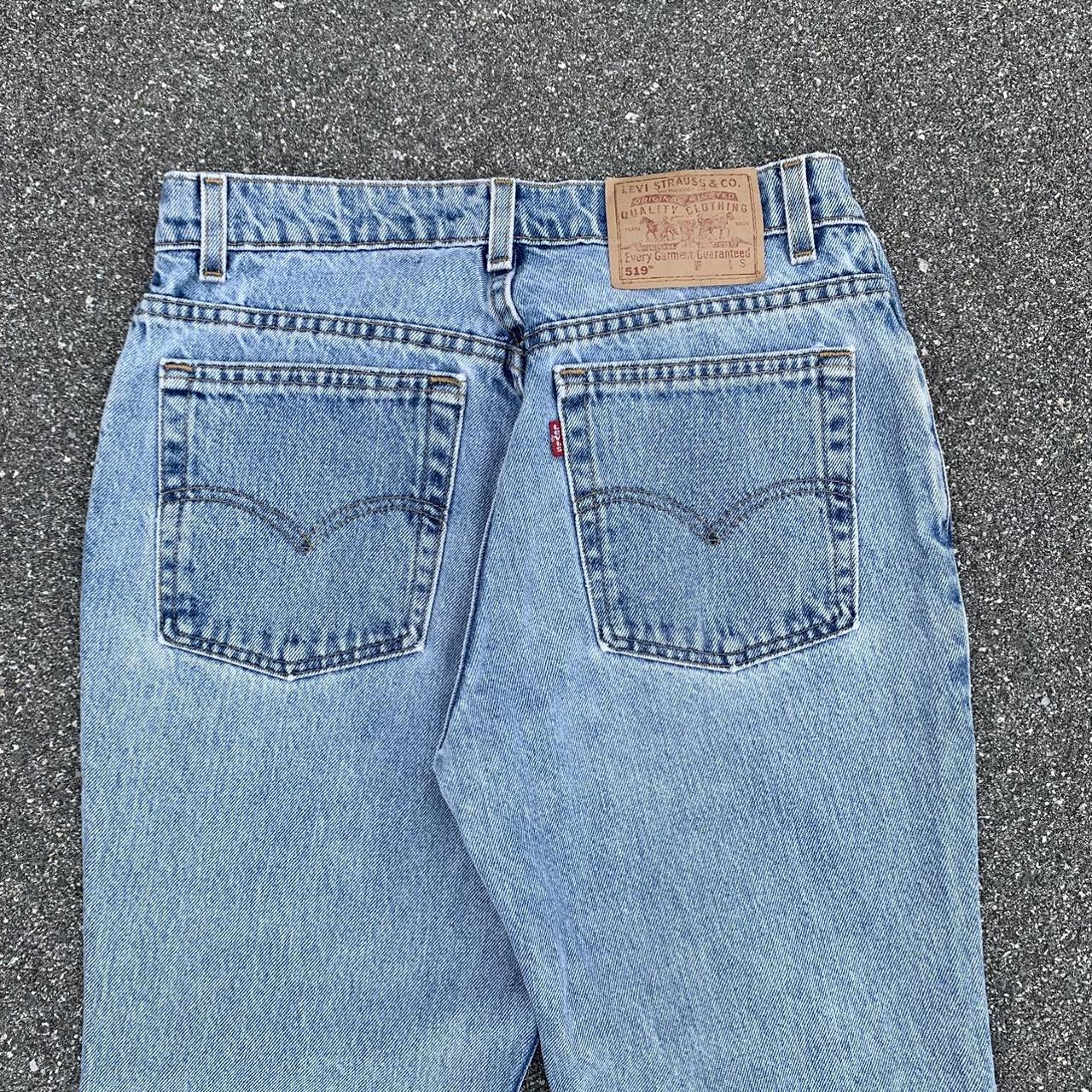 Vintage 519 Levis Low Rise Flare Jean Pants... - Depop