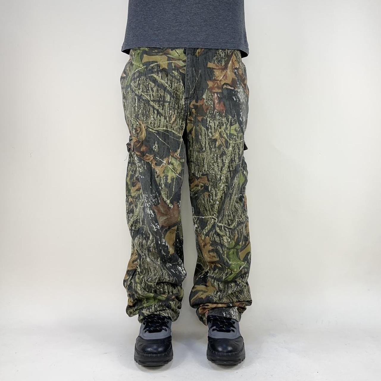 Mossy Oak Tree Camo Cargo Pants Baggy Loose Fit Depop