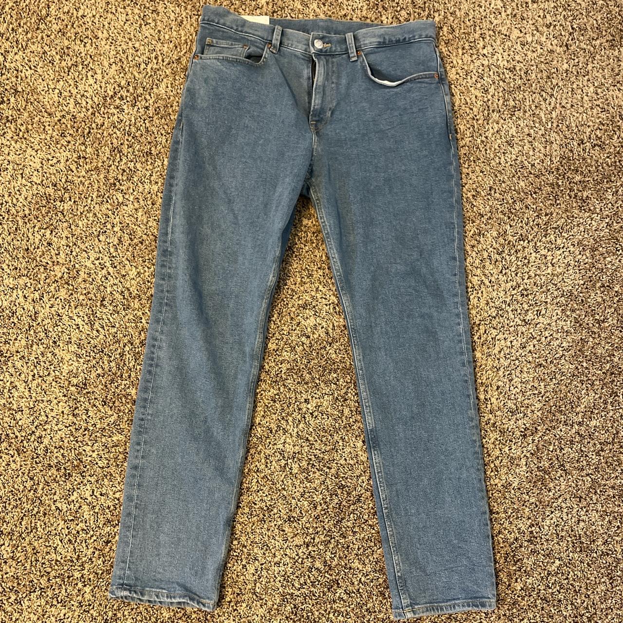 Light washed baggy jeans. Size: 32/30 #s #depop... - Depop