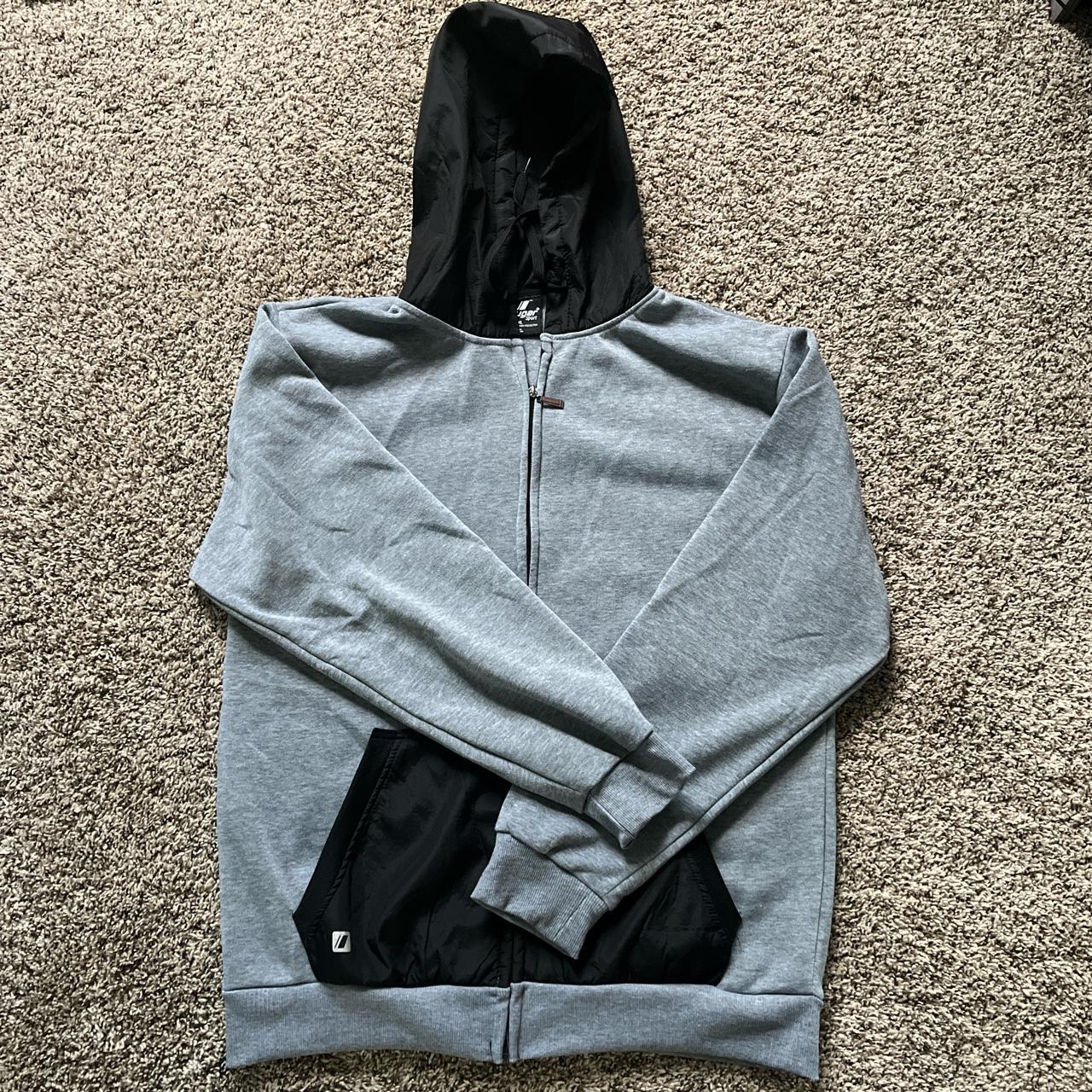 Gray jacket. This jacket is in excellent condition.... - Depop