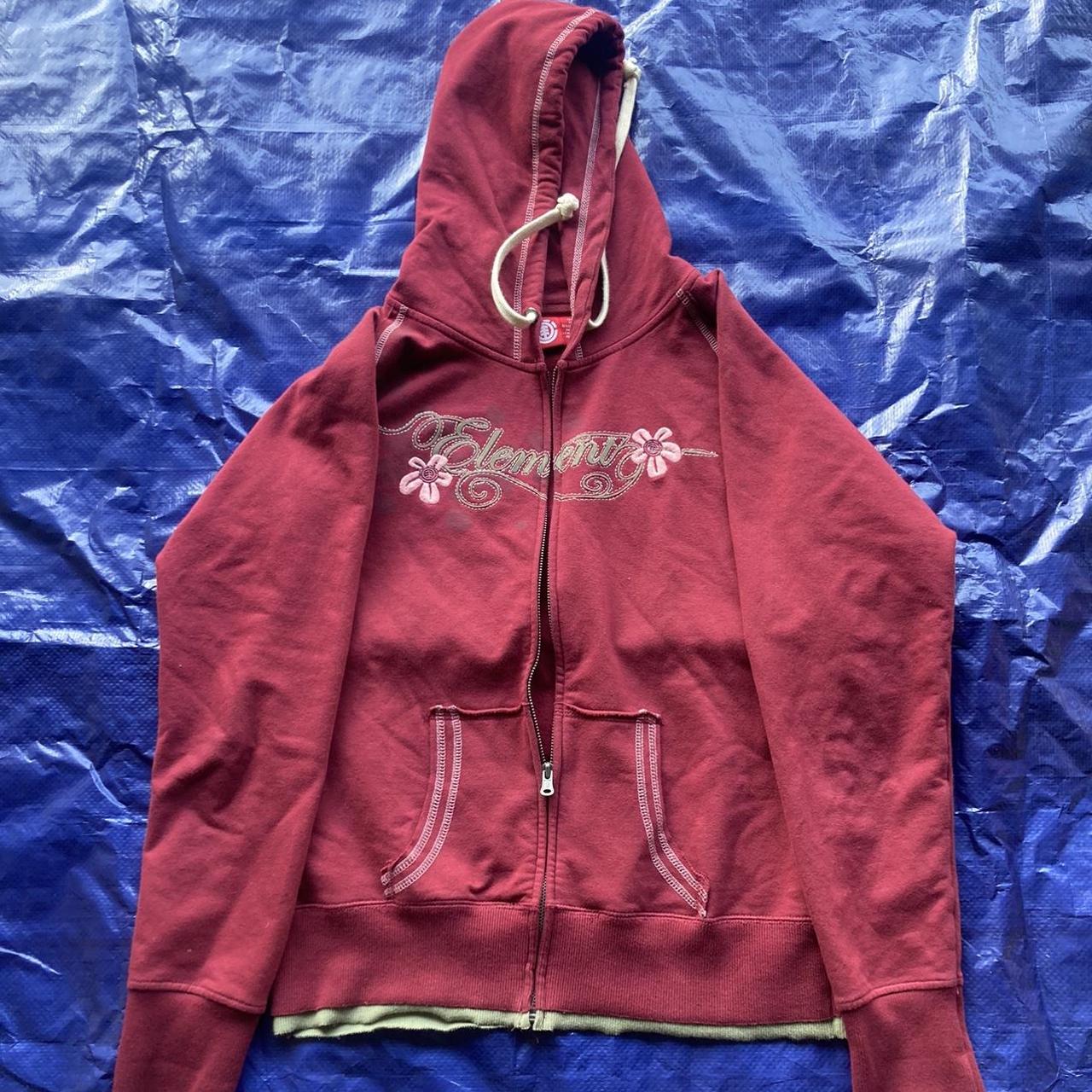 Element Women's Red Hoodie Depop