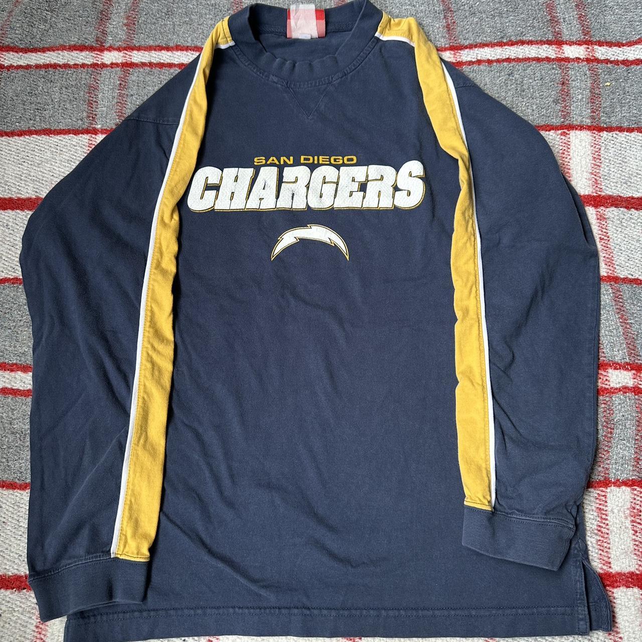 Y2K NFL San Diego chargers shirt yellow Size XL