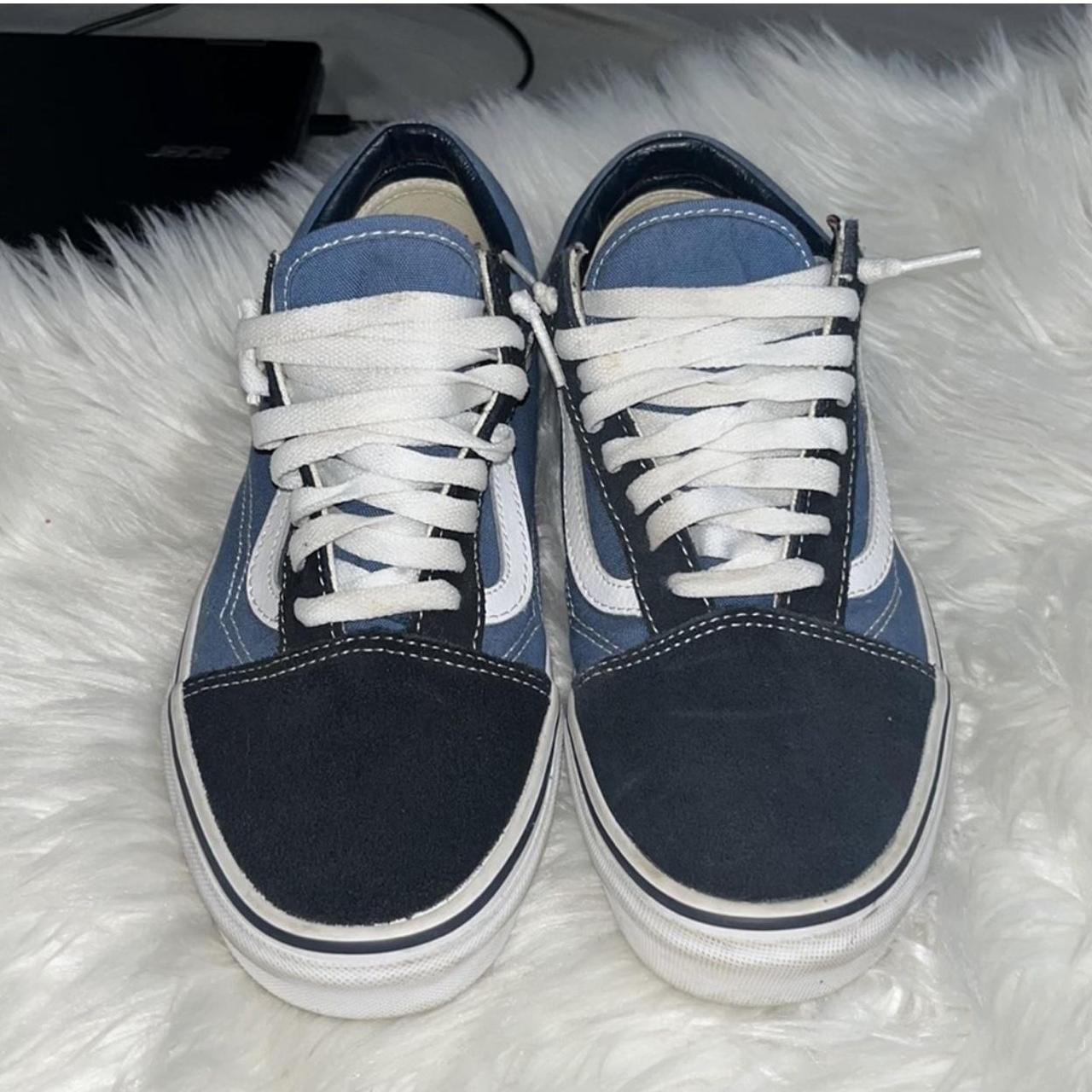 Vans trainers womens clearance navy