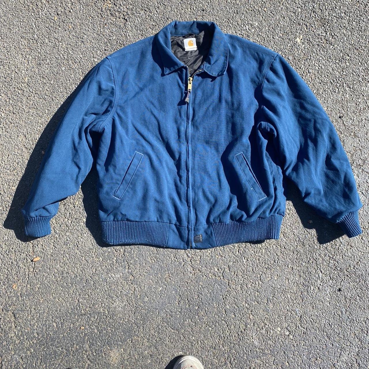 Carhartt Men's Blue Jacket | Depop