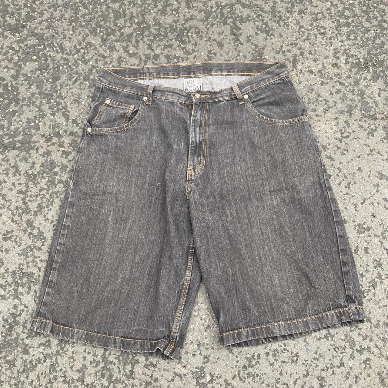 Y2k Black Joker Jorts Size 38 Rare Y2K Jorts... - Depop