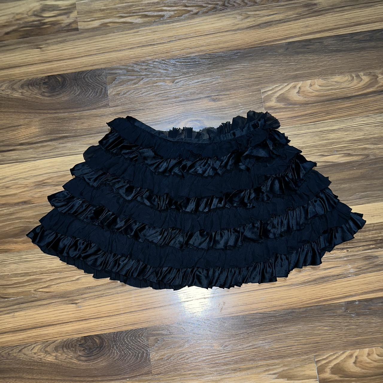 Betsey Johnson Women's Black Skirt | Depop