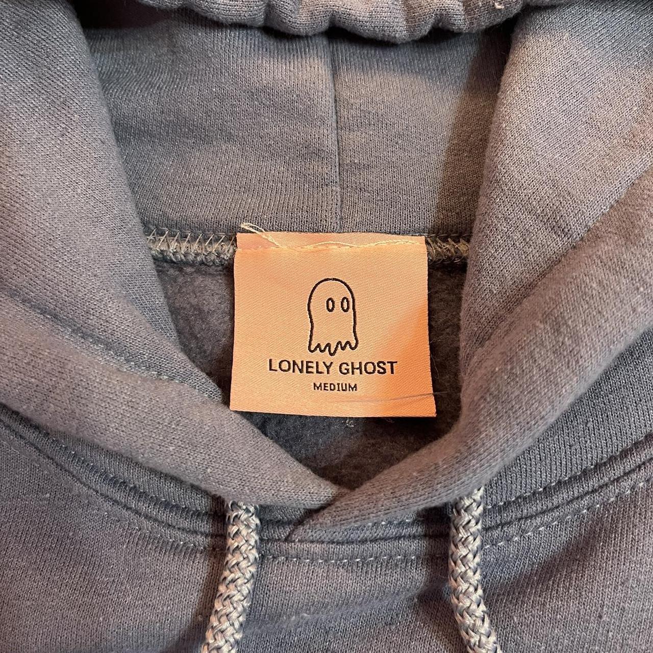 lonely ghost hoodie! size M so cute &... Depop