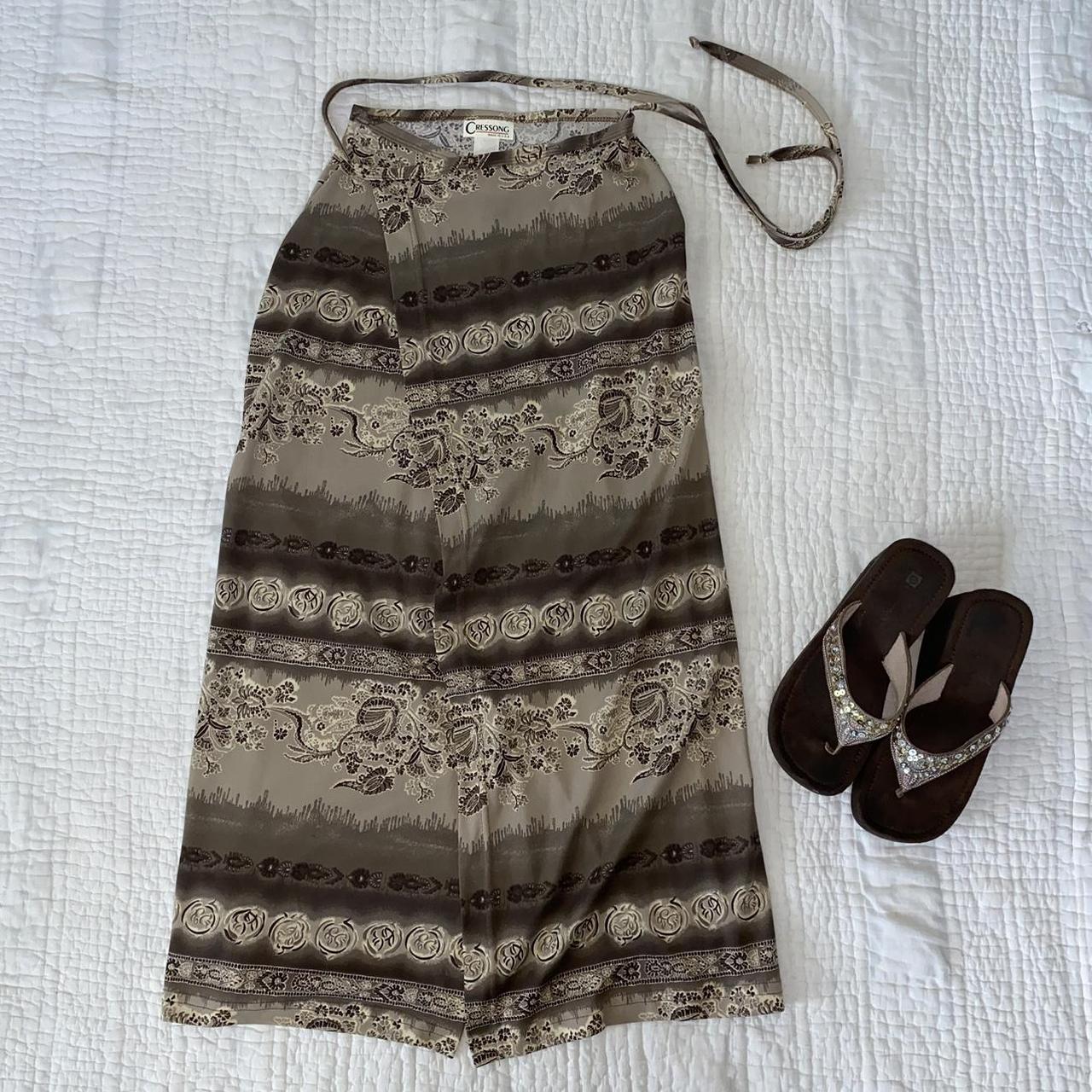 Vintage 90’s wrap around beach skirt Depop