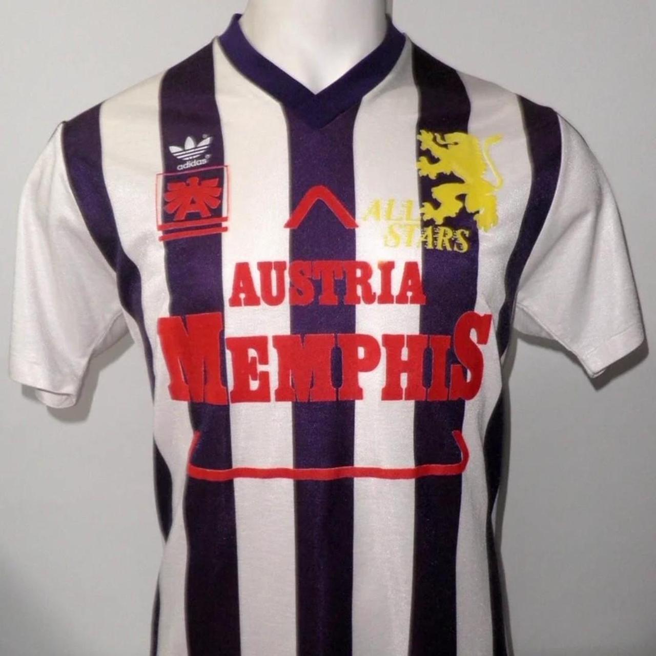 Fußballclub Austria Memphis Wien white and purple | Depop