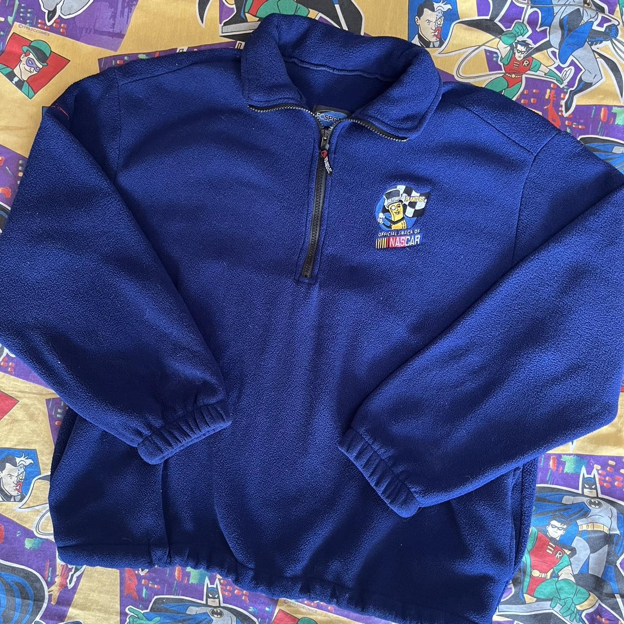 Vintage nascar pullover fleece 🔥🔥 Planter peanuts... Depop