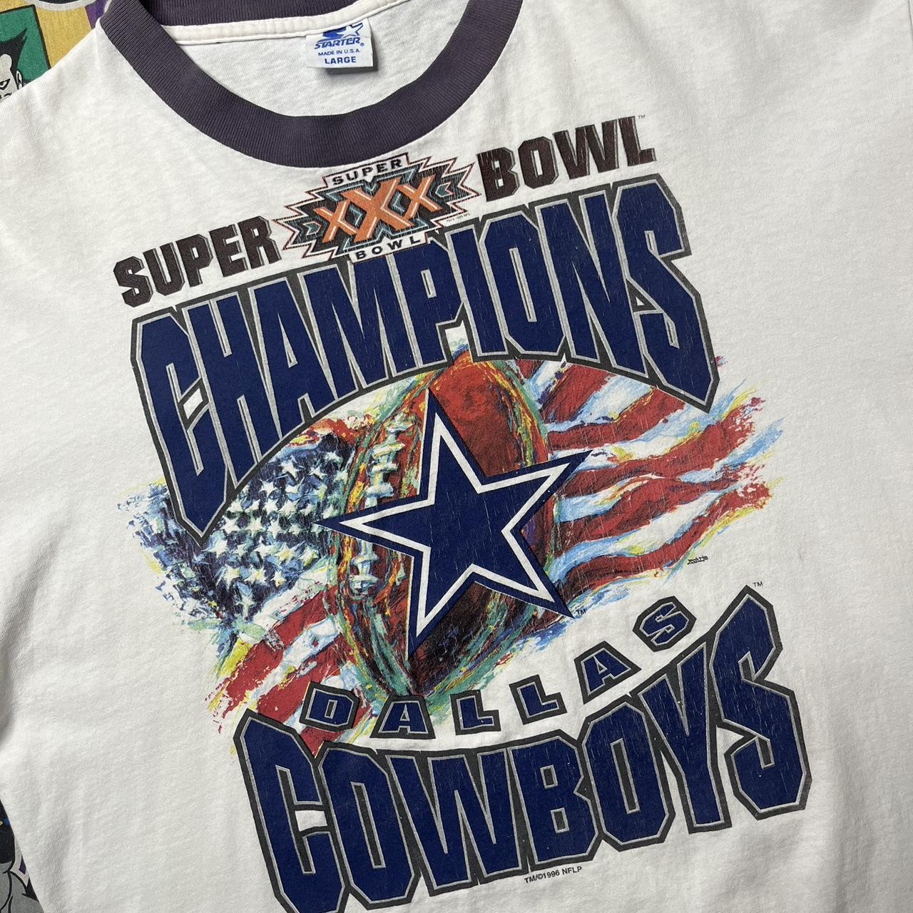 Dallas Cowboys World Champions T-Shirt Super Bowl - Depop