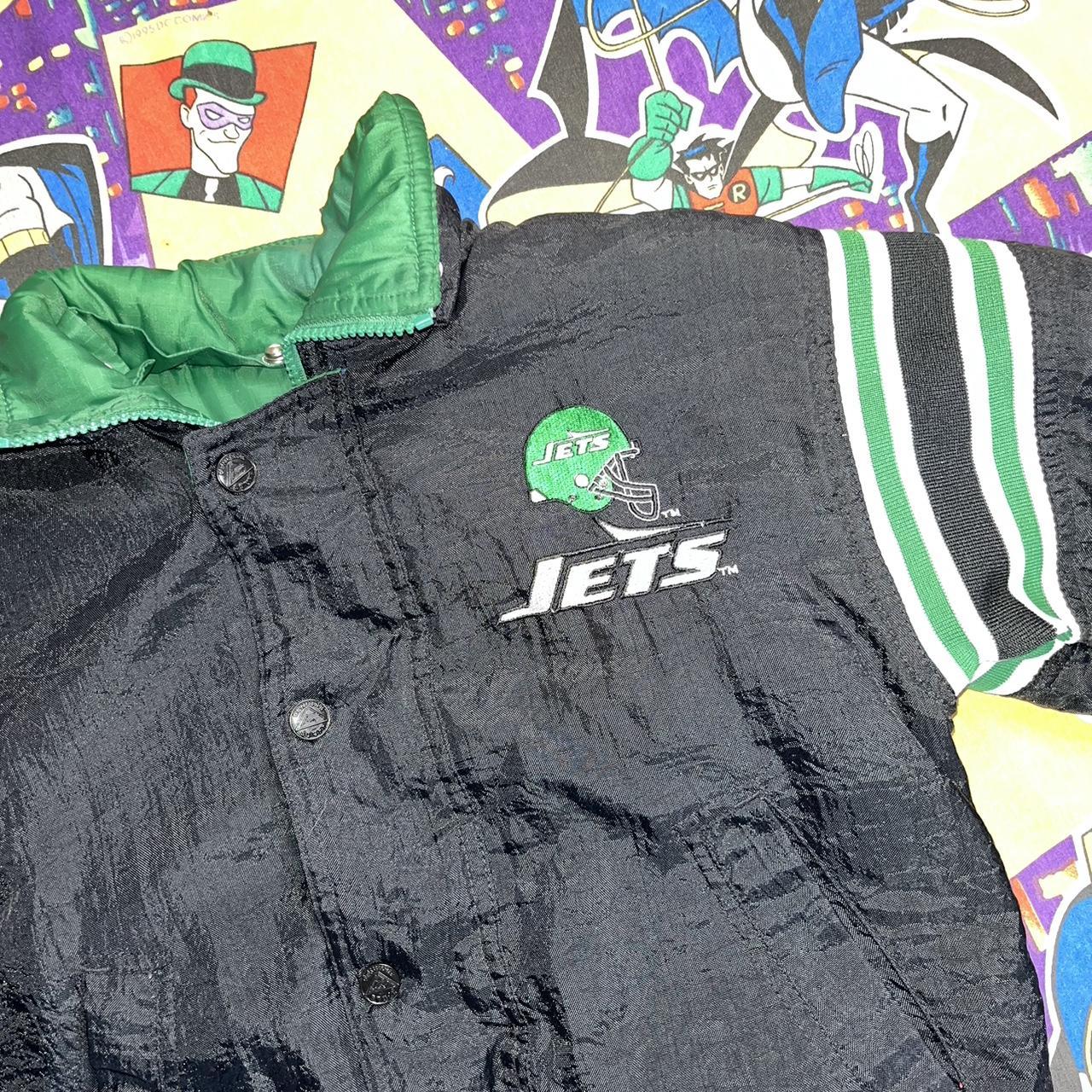 Vintage New York Jets hoodie in green. From 2003. - Depop