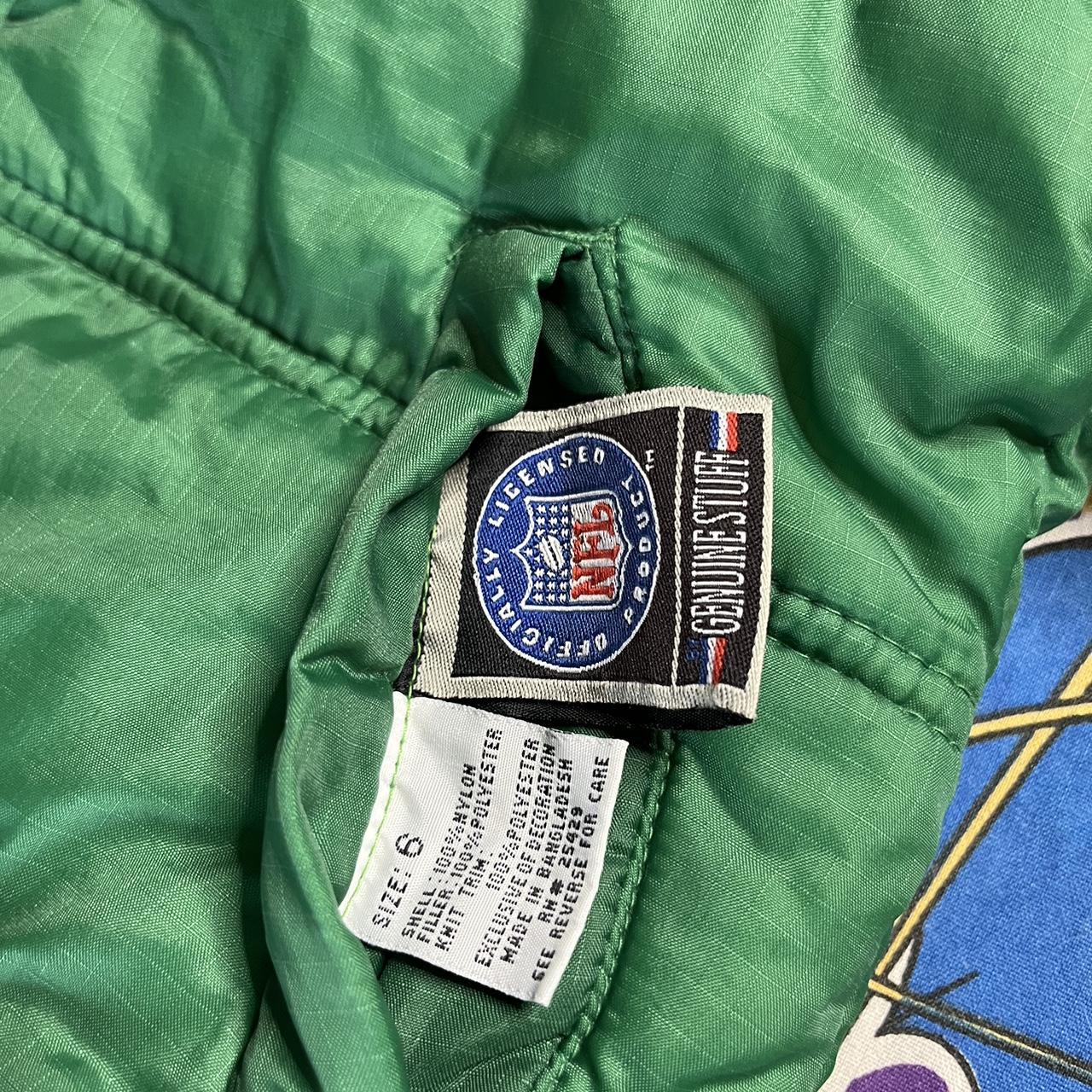 Vintage New York Jets hoodie in green. From 2003. - Depop