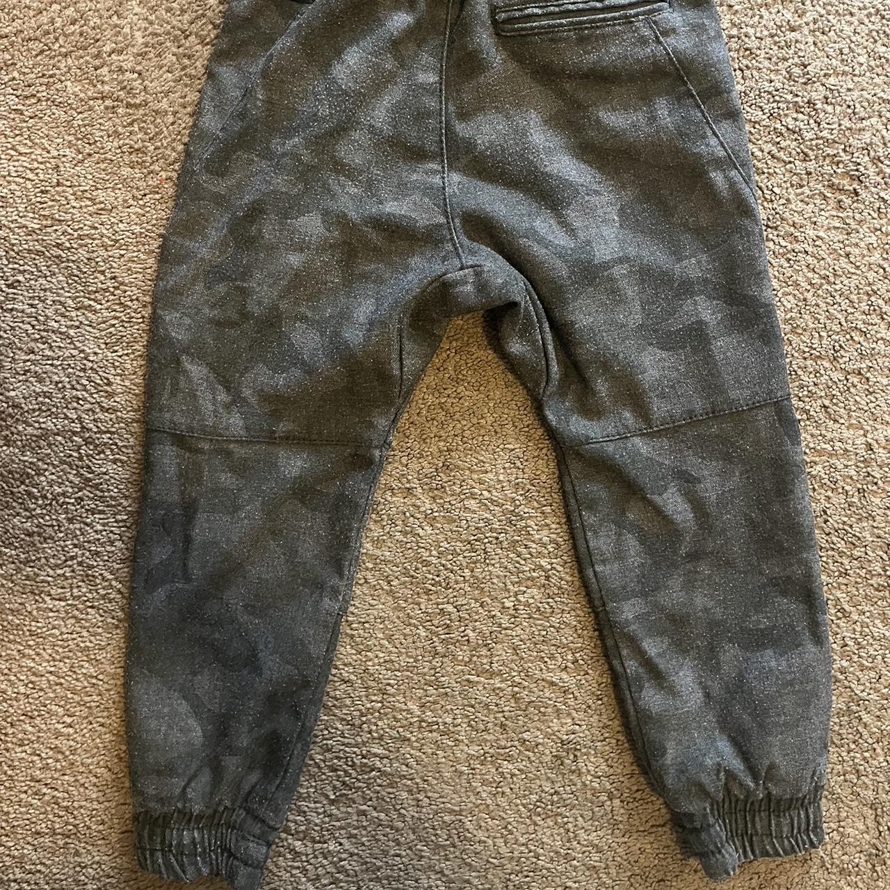 Zara pants Size 56 Gray camo and black Jogger style... Depop
