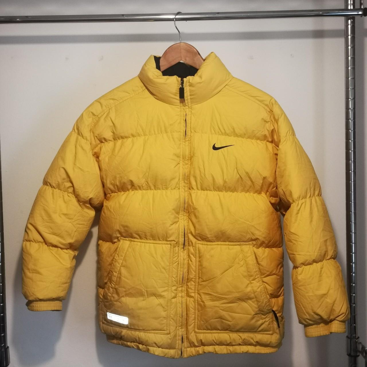 nike yellow parka