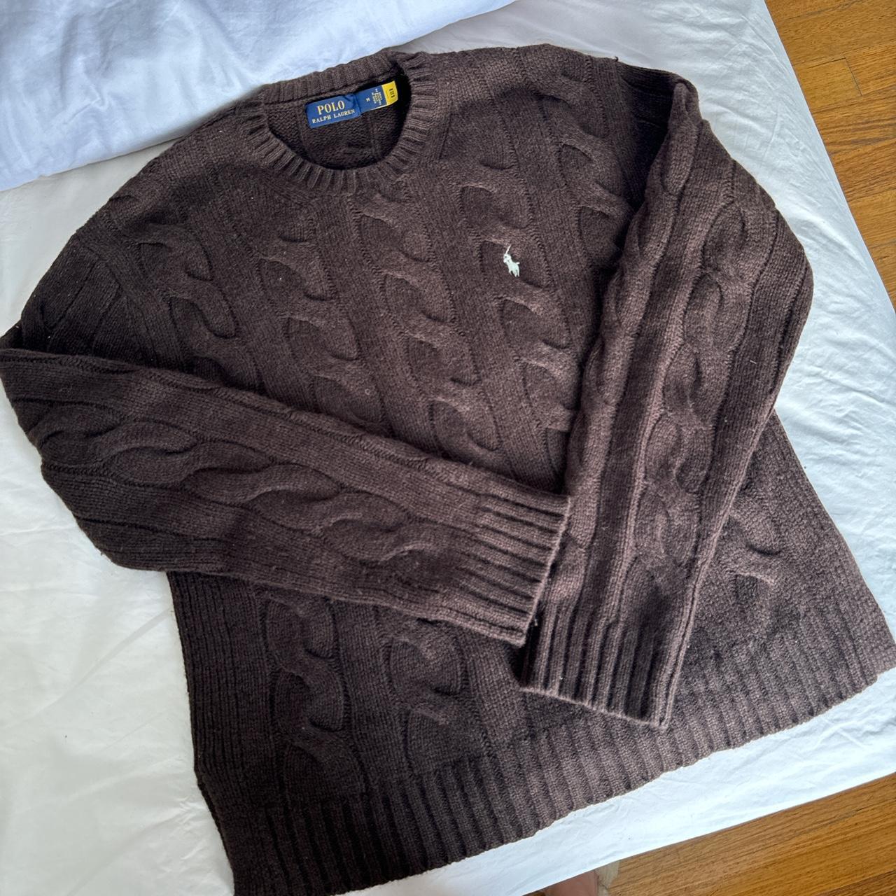 POLO RALPH LAUREN knit jumper Size M (fits size... - Depop