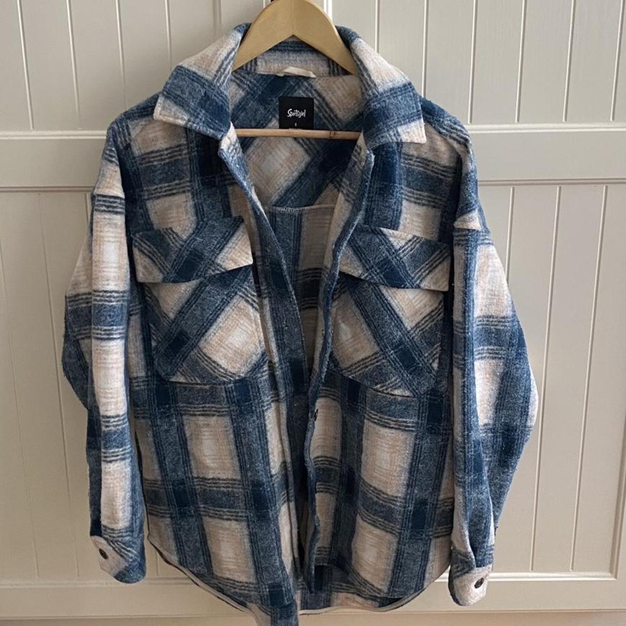 Sportsgirl shacket Size 8 Could fit 812 Such a... Depop