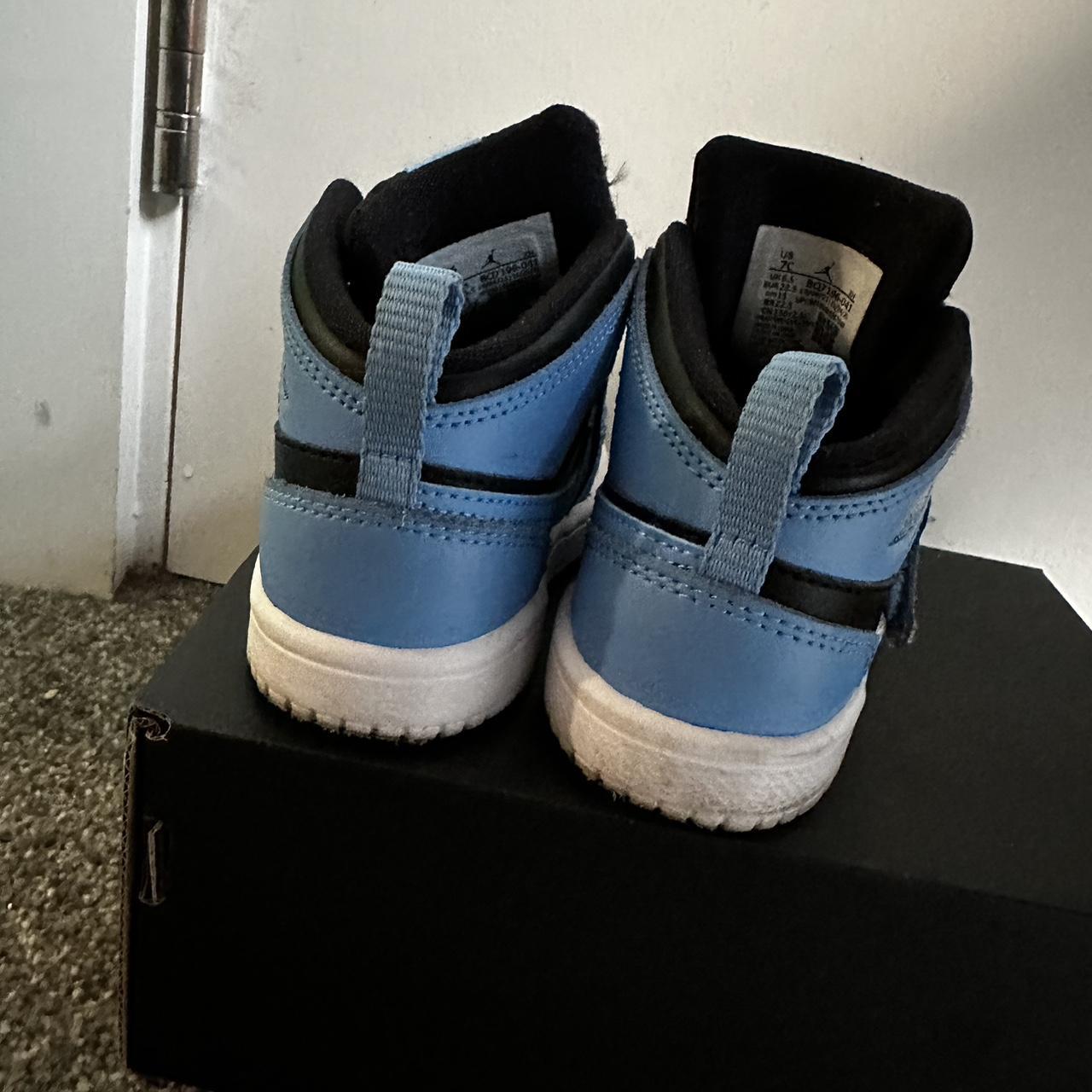 Blue and black sky Jordan’s Size 6.5 uk Great... - Depop