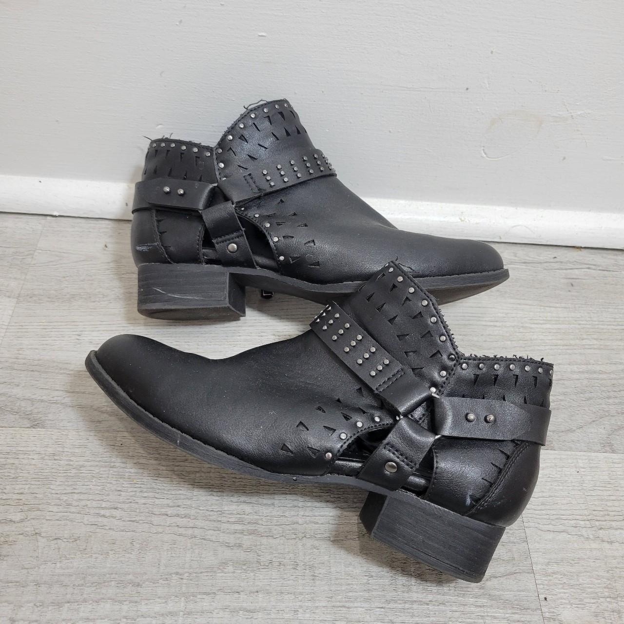 Madden Girl by Steve Madden Arizona Western Biker... Depop