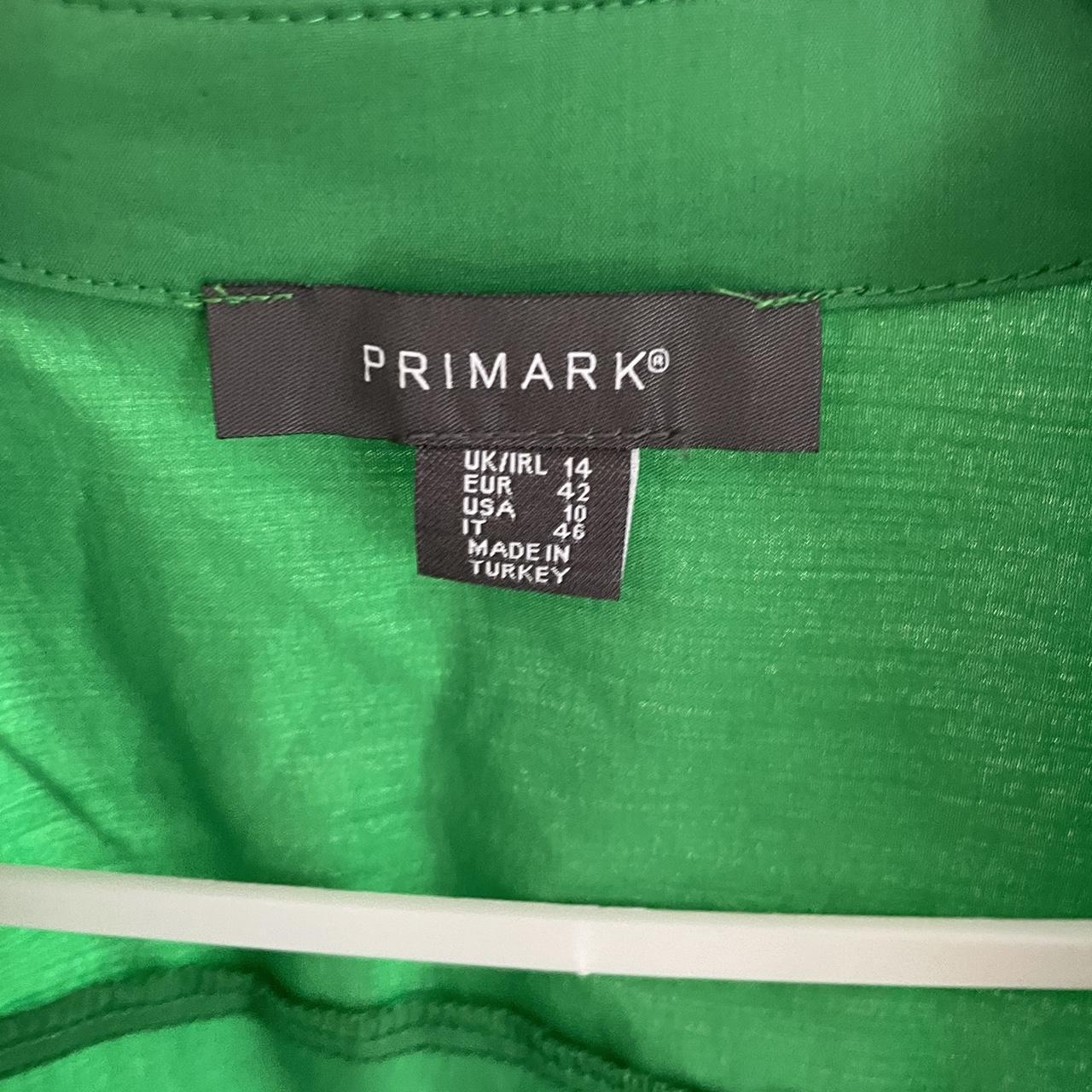 Green shirt from primark worn once no signs of wear... - Depop