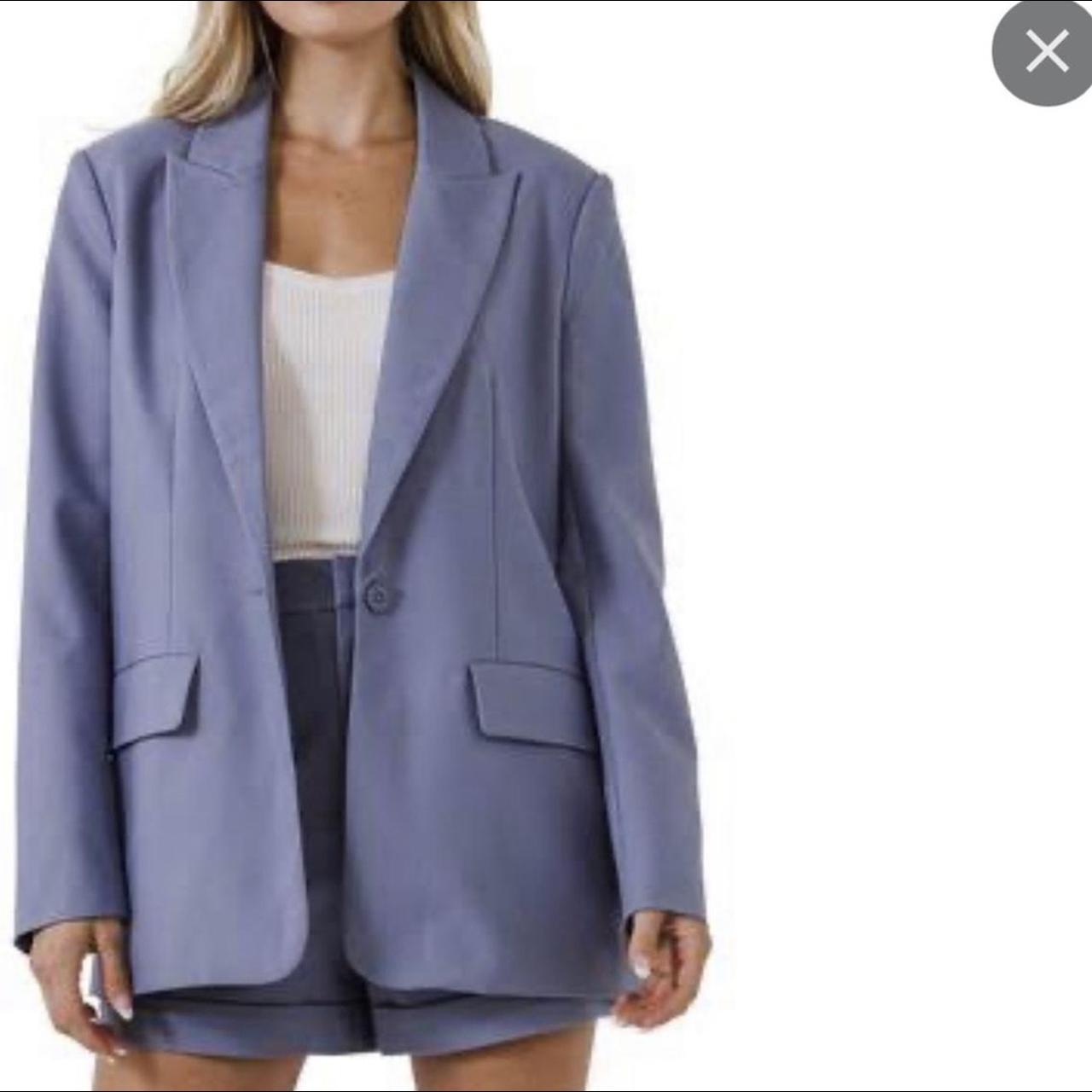 Endless Rose Women's Blue Tailoredjackets Depop