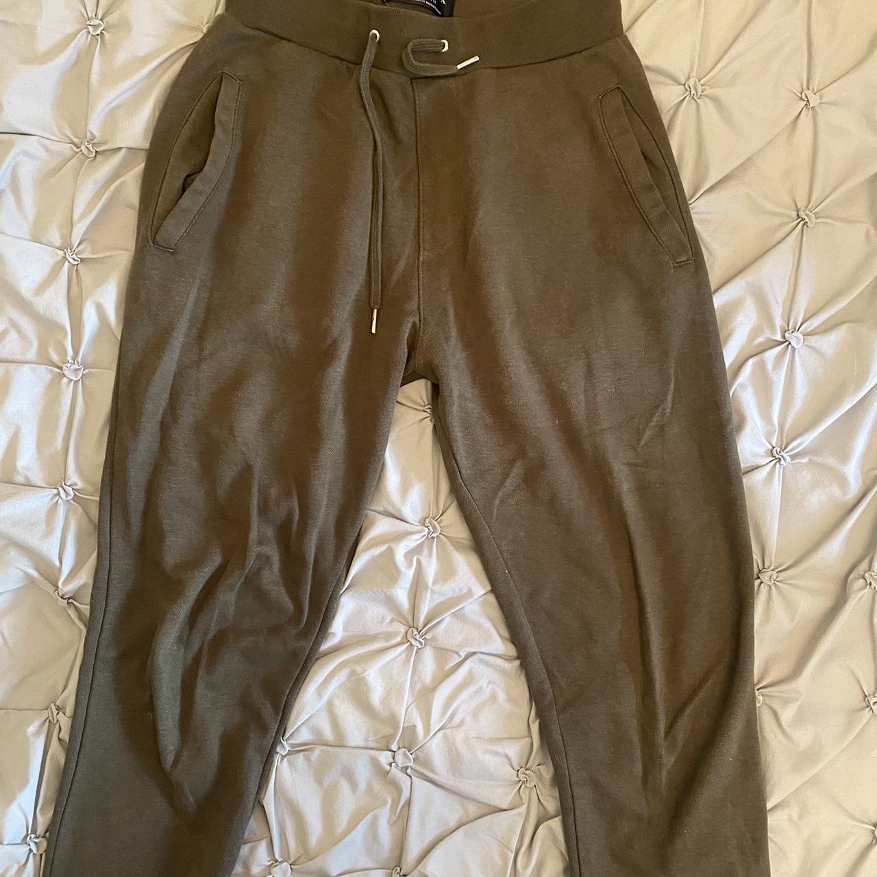 Khaki Joggers - Zara - Depop