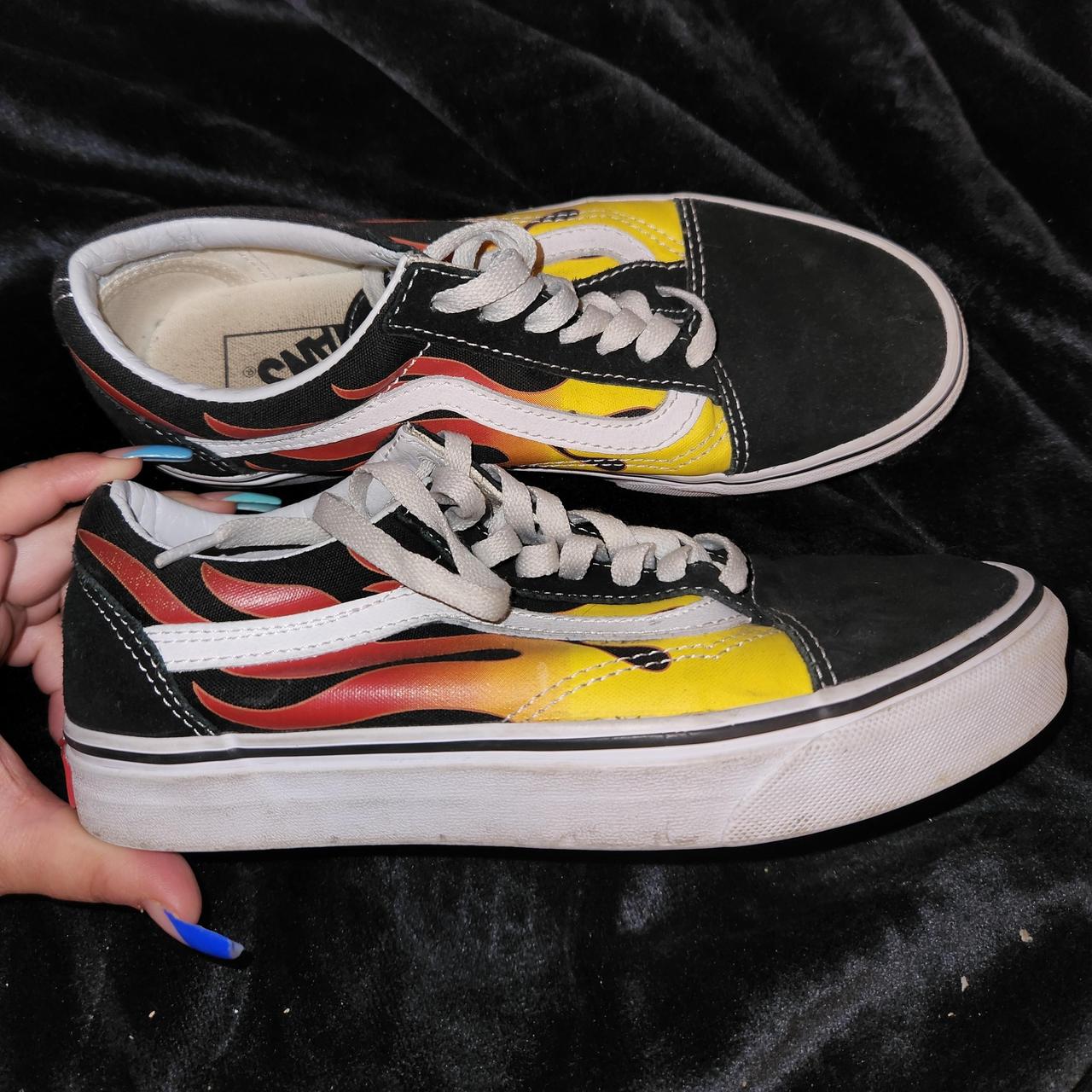 Flame shop vans womens