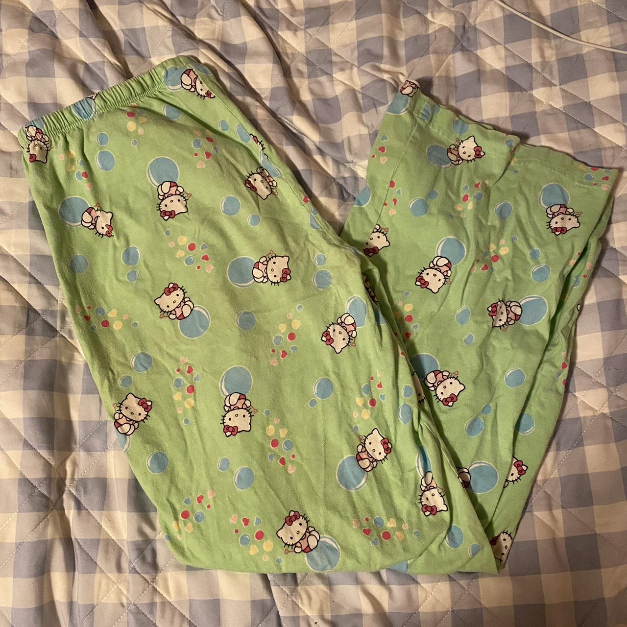 2005 hello kitty sanrio pajama pants ! Super cute,... - Depop