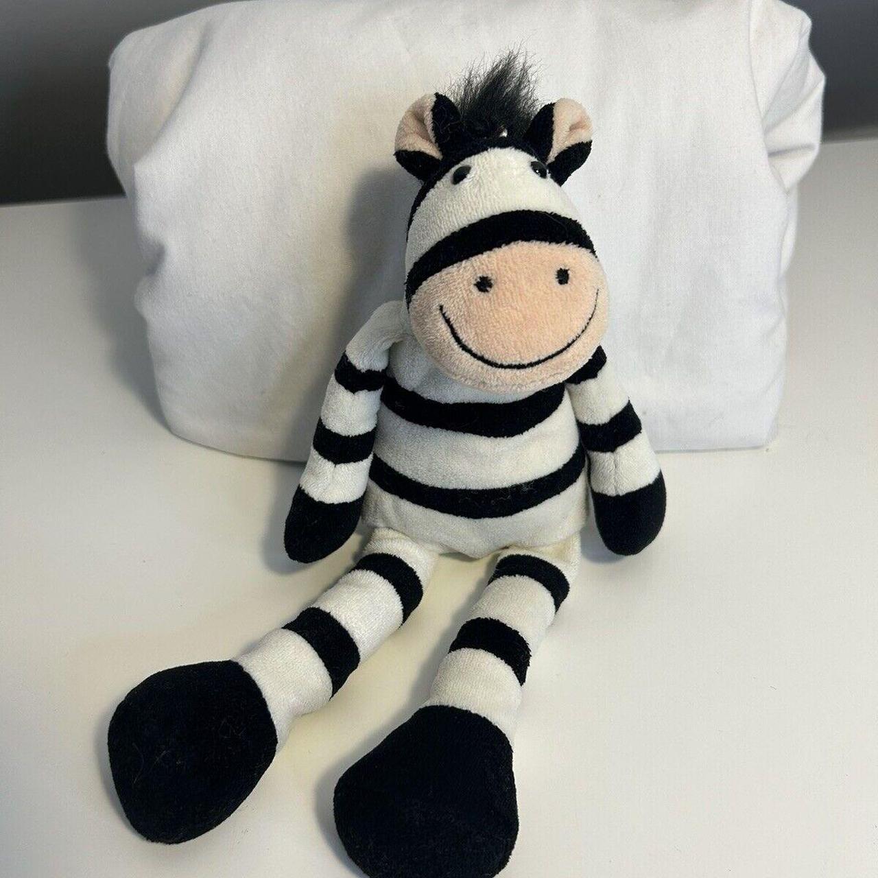 Jellycat Jelly Zebra Retired Design 2012 Plush Soft... Depop
