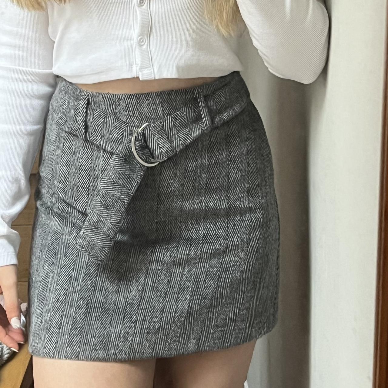 Grey skirt primark best sale