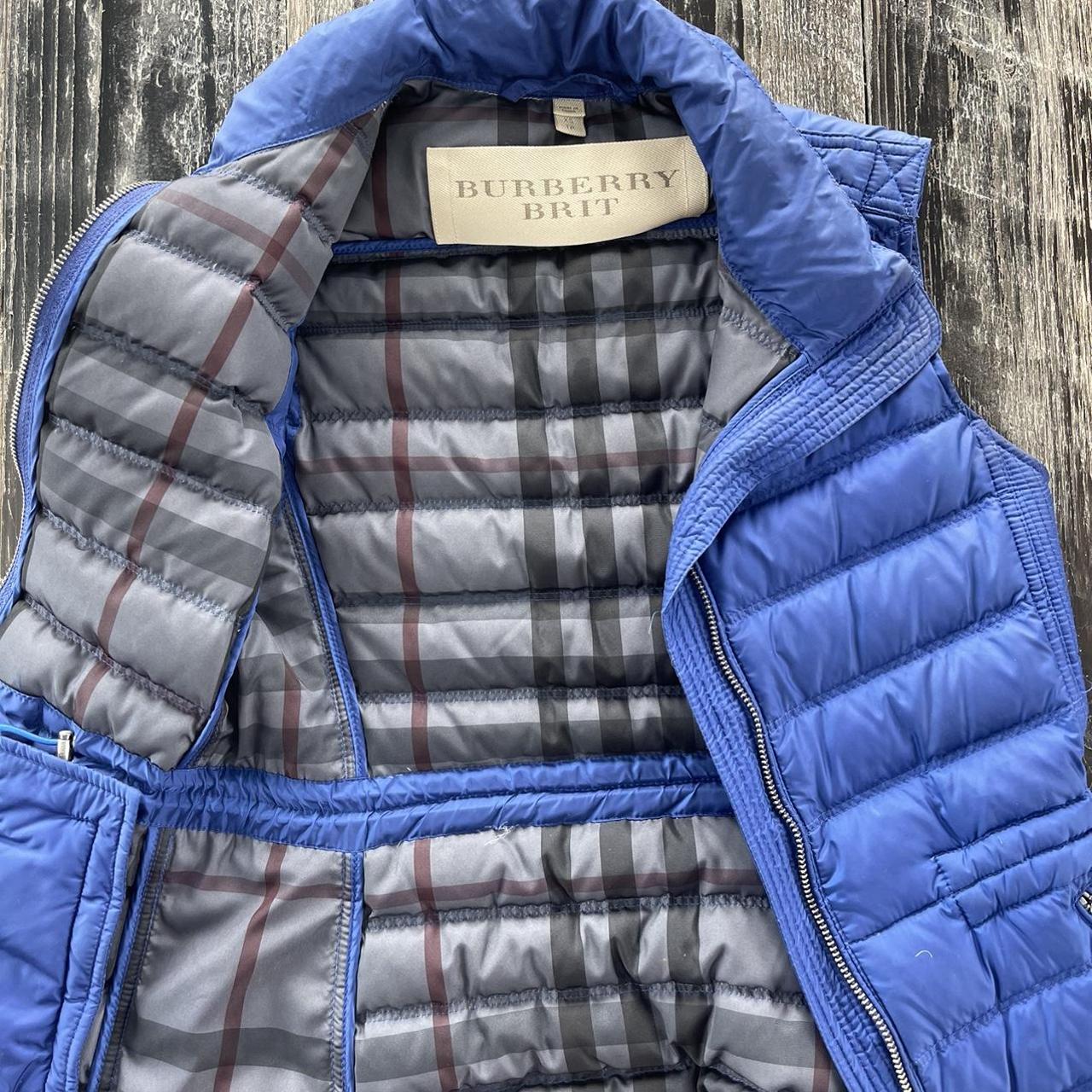 Burberry vest cheap womens blue