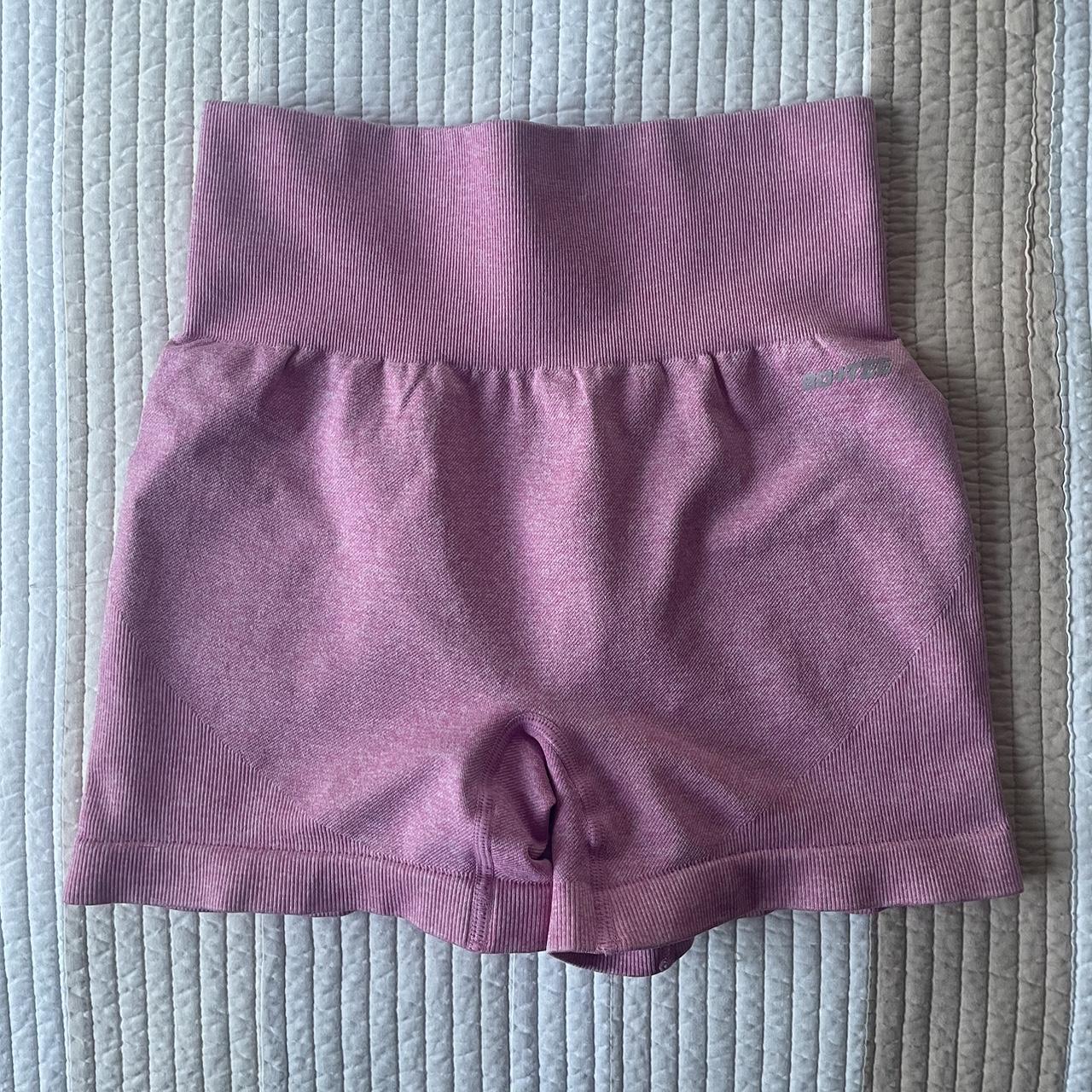 bo + tee pink biker shorts perfect for working out... - Depop