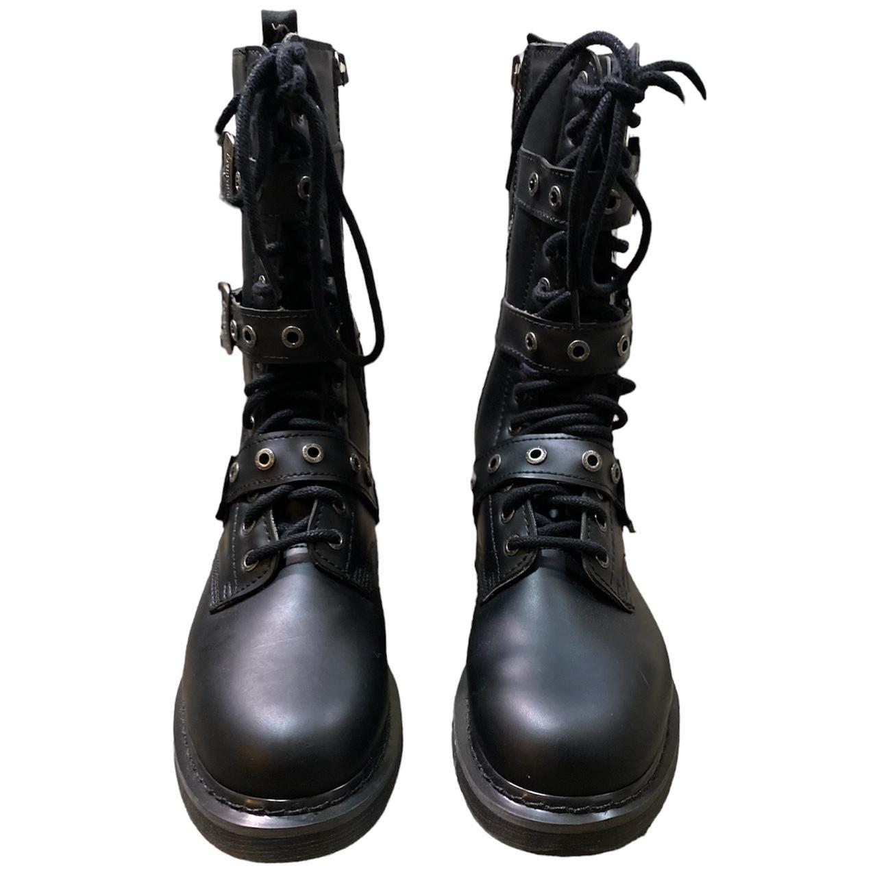 Demonia Men's Black and Grey Boots (3)