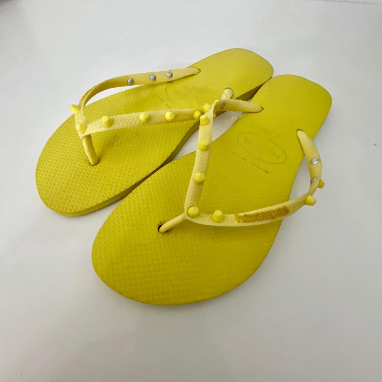 Pre loved. Condition 9 10. Havaianas Studded Thong. Depop