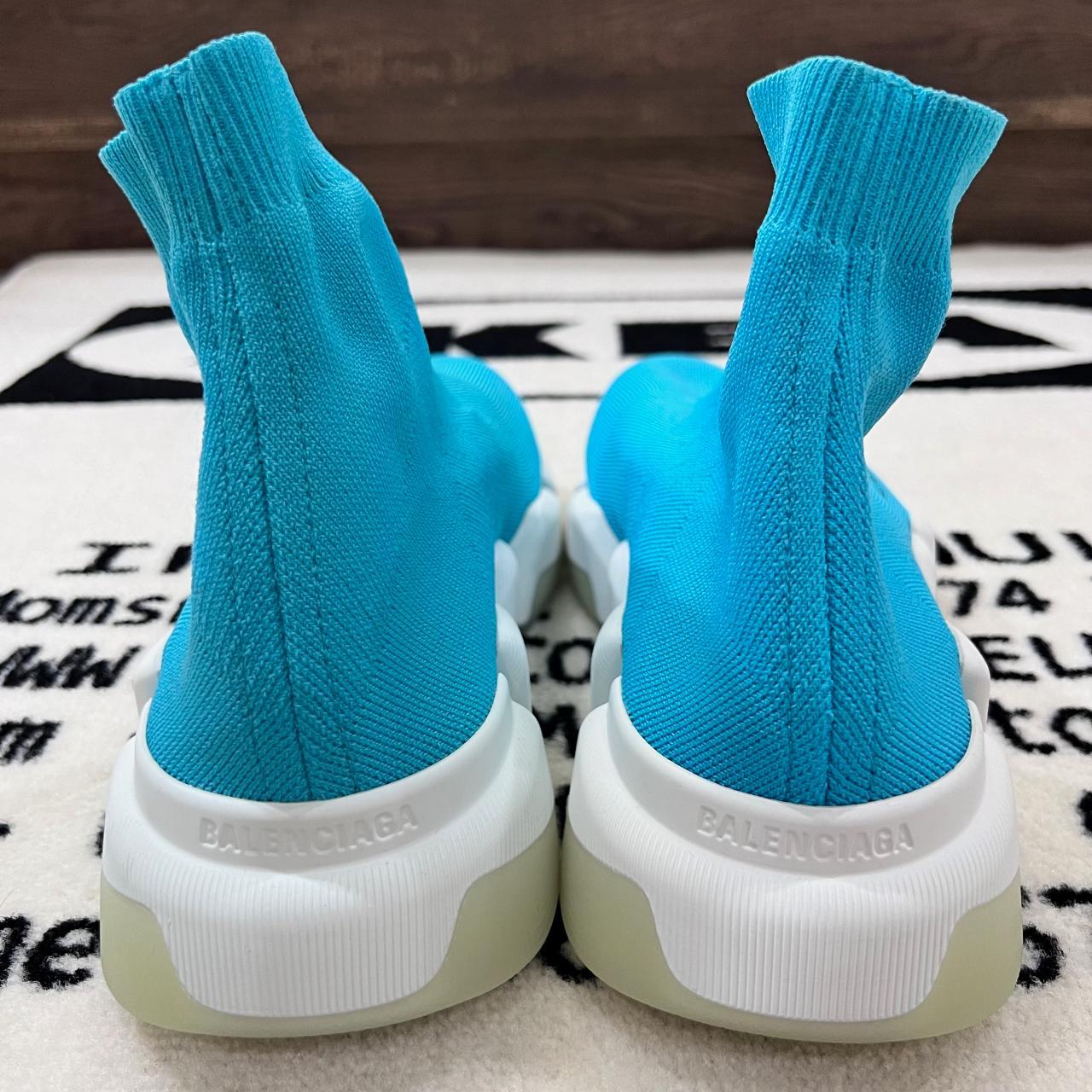 【美品】BALENCIAGA Speed Trainer ホワイト/ネオン Balenciaga Speed Sock Trainers, Size 37 EU