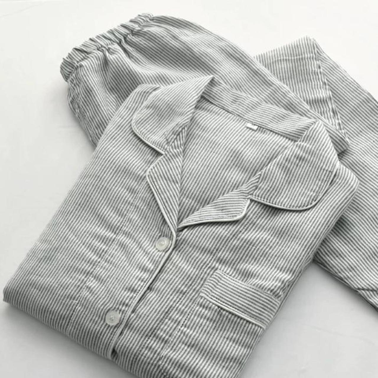 Black & White striped Pajama set XS/S picture 1 is... Depop