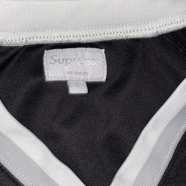 Supreme thick button-up baseball jersey. Perfect for - Depop