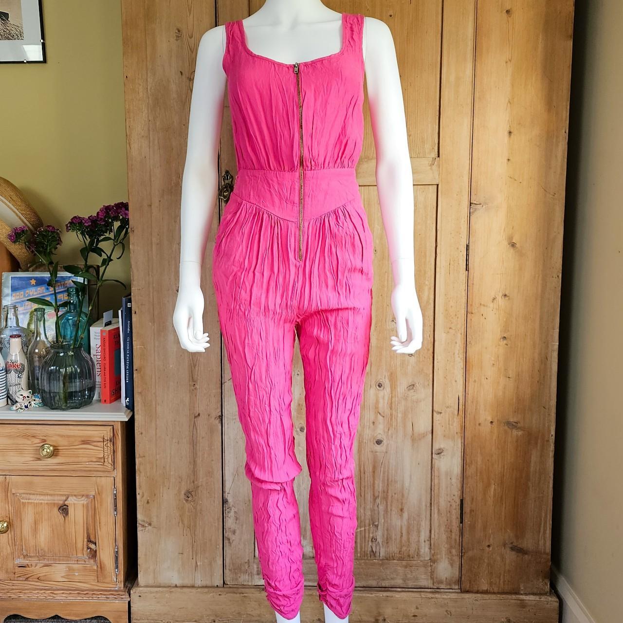 Miss selfridge pink jumpsuit online