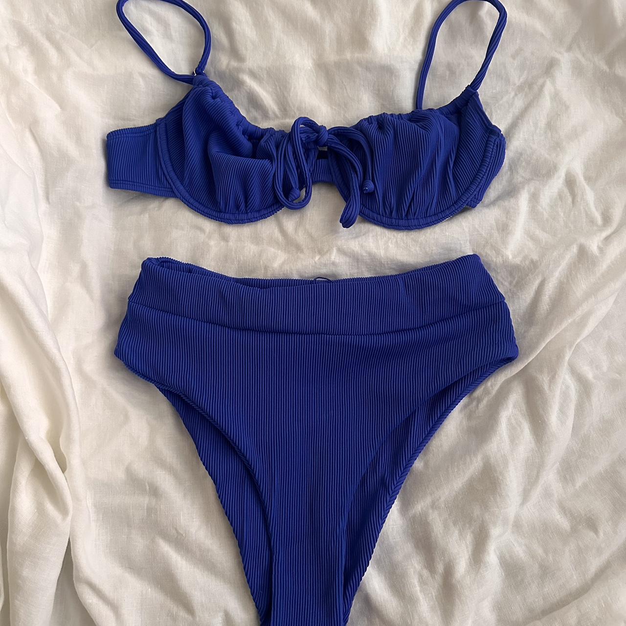 Kulani kinis ocean blue bikini set both size... Depop