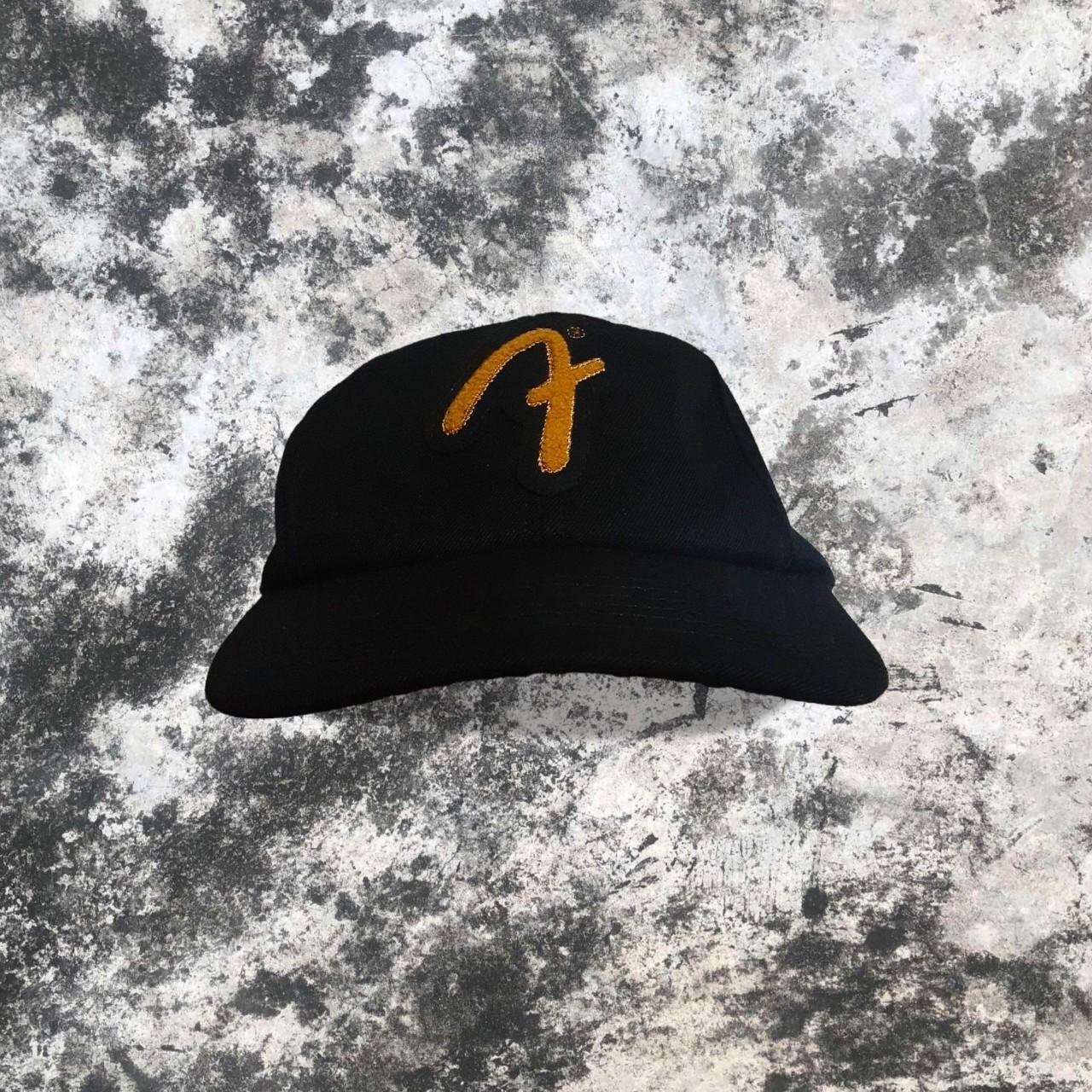 🎸 Vintage 90s Fender F logo Chenille 6 panel... - Depop